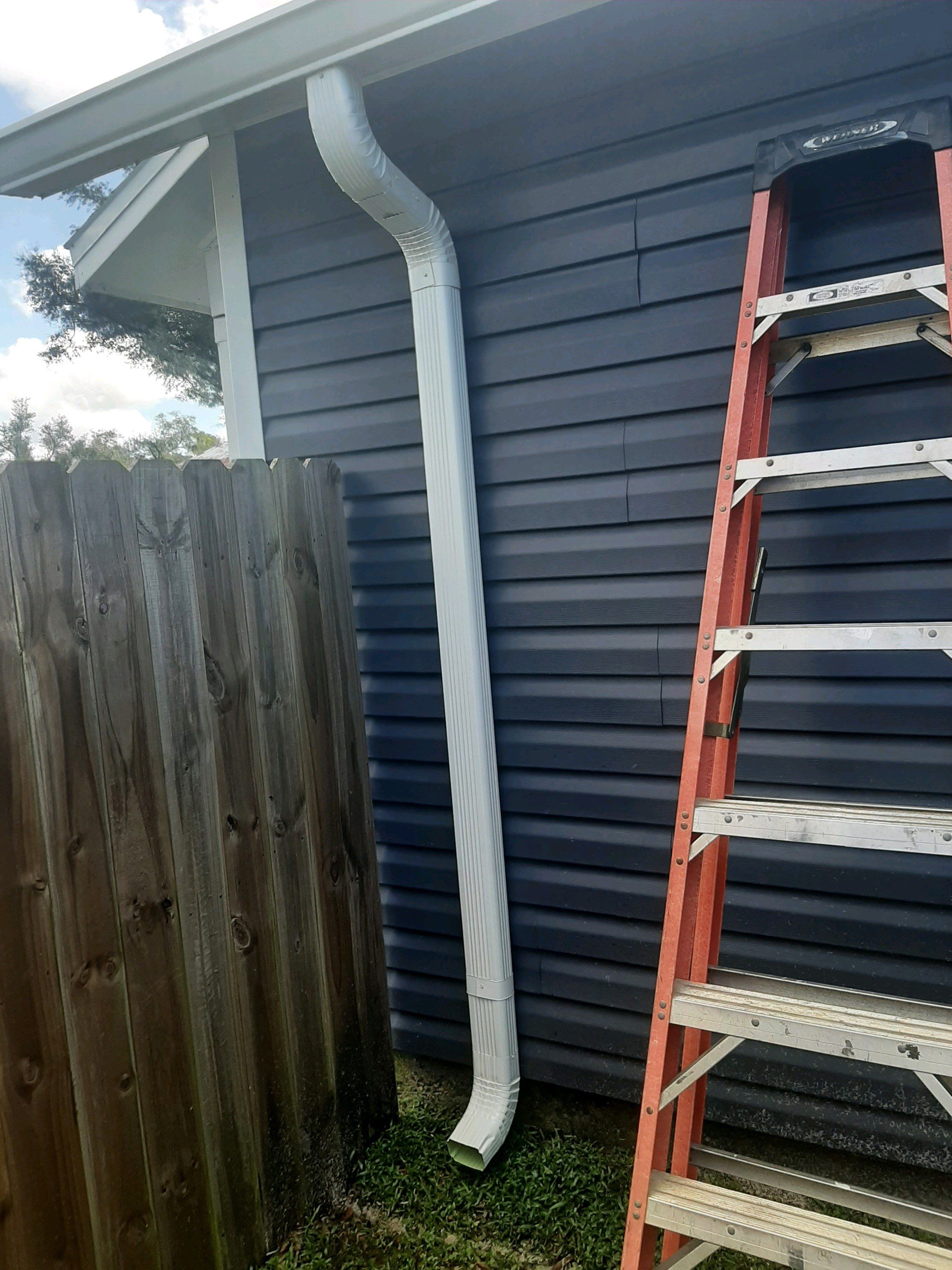 Gutter Installation using K-Style Seamless Gutters by Gutter Professors