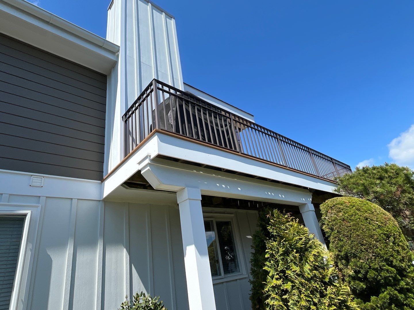 Shiplap Wall, Stairs Treads & Railings by FreshCoat Works LLC
