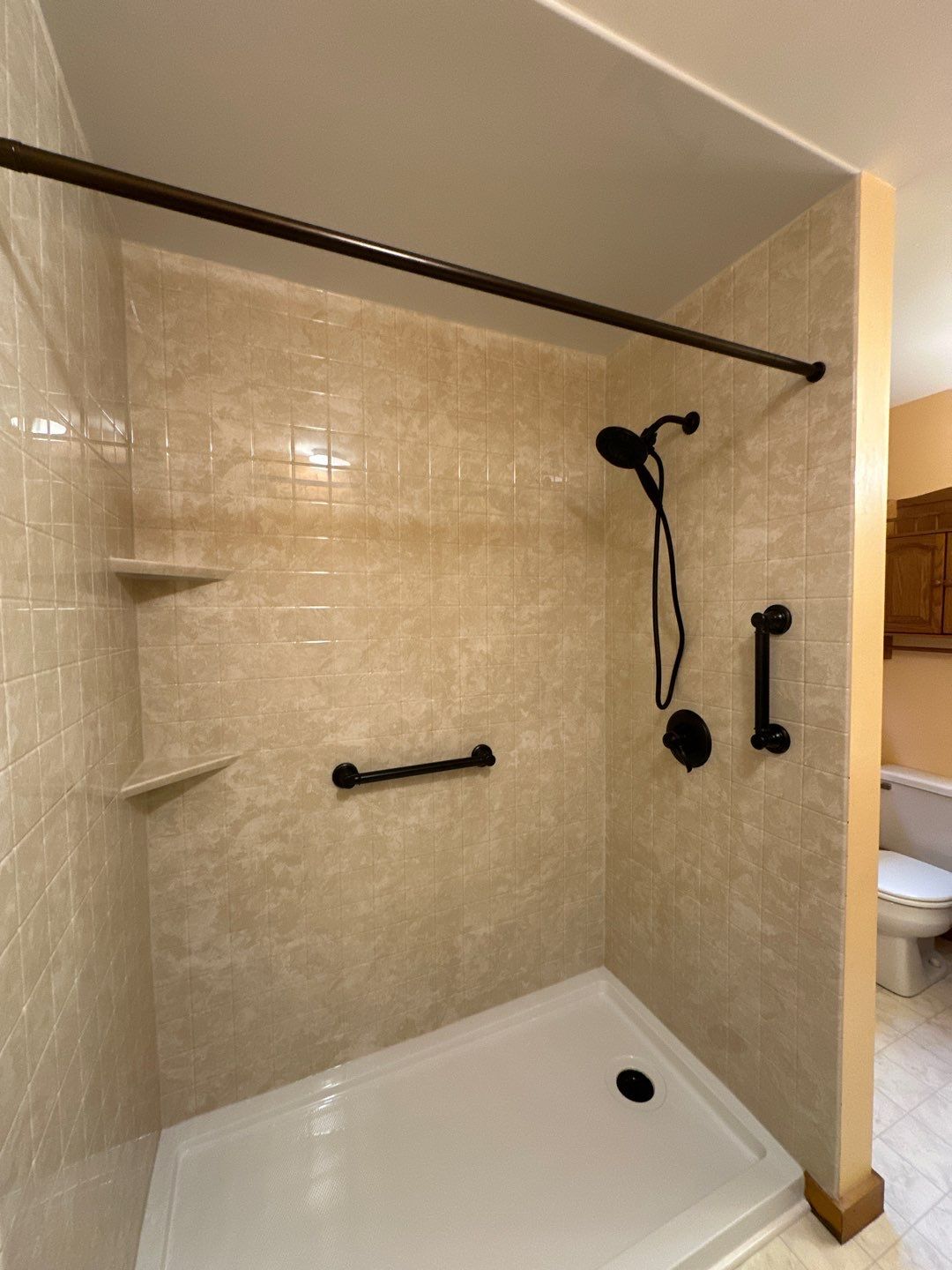 Tub to Walk-In Shower Installation in Jamaica, VT by Yankee Home Improvement