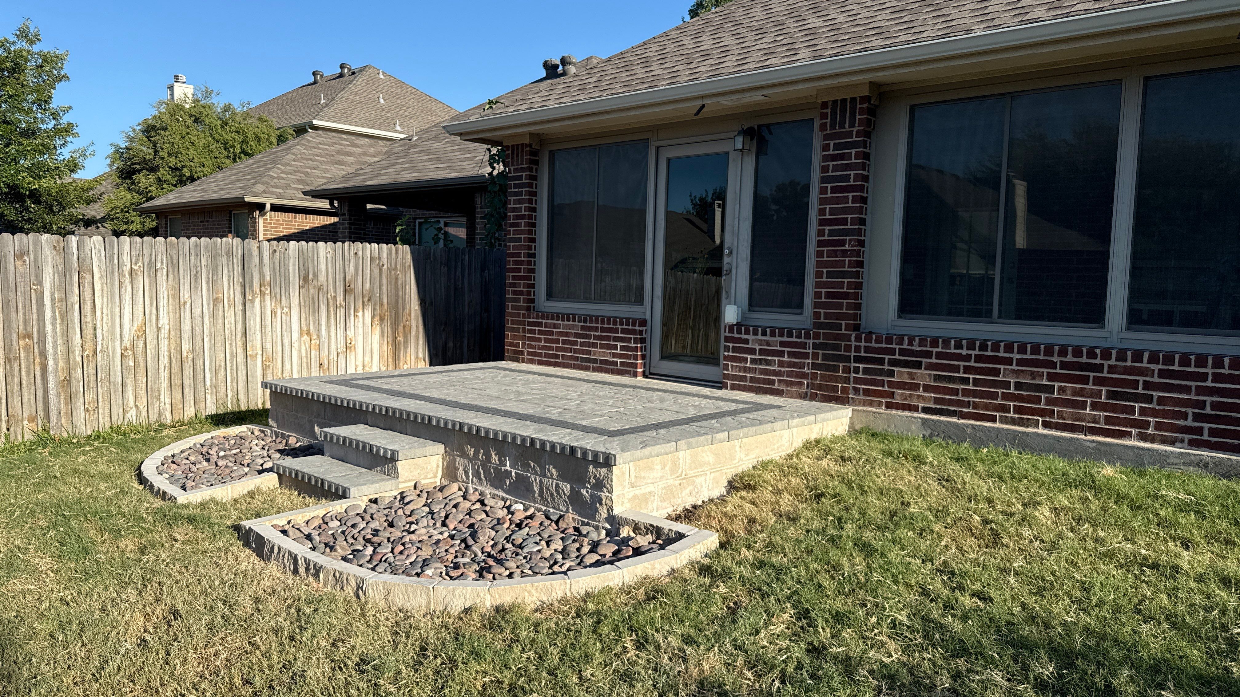 Paver Patio Project in Fort Worth by Peterson’s