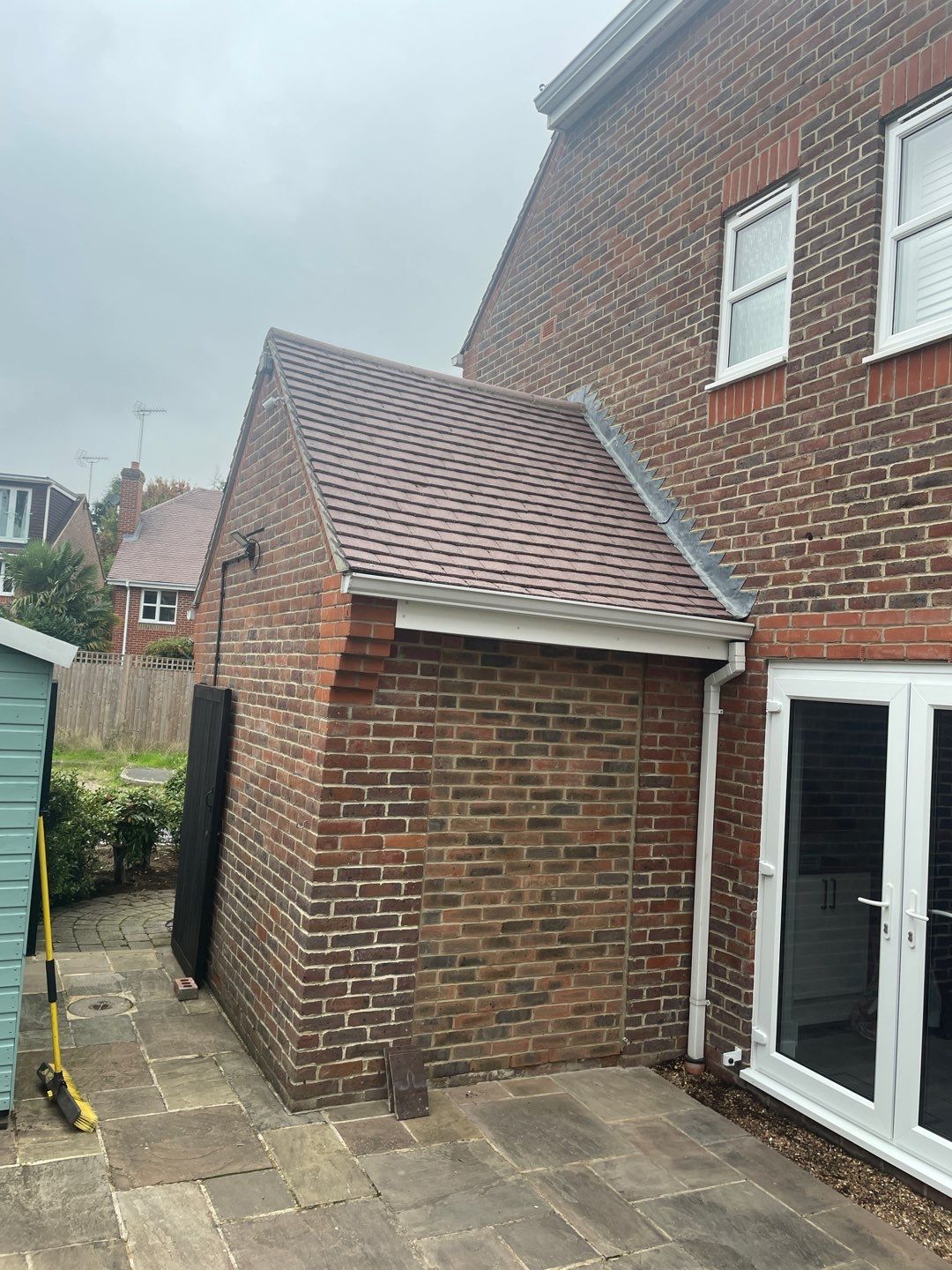 Roof -Patio -Side Path Clean using Honda 15lpm Low Pressure Washing Machine by Ges Exterior Cleaning ltd