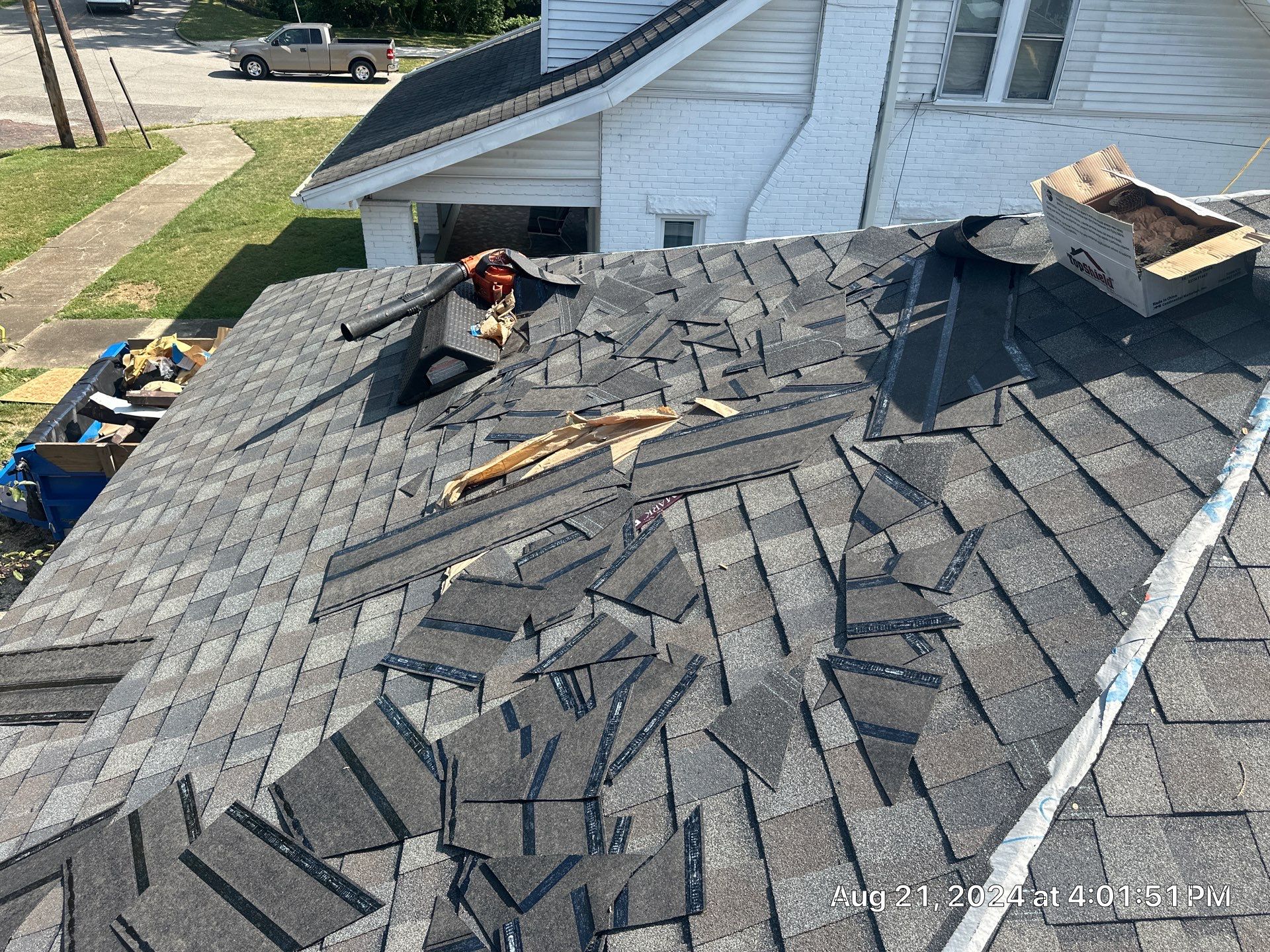 Residential Roofing Installation using Certainteed Landmark Pro Shingles by Fahey Roofing + Contracting