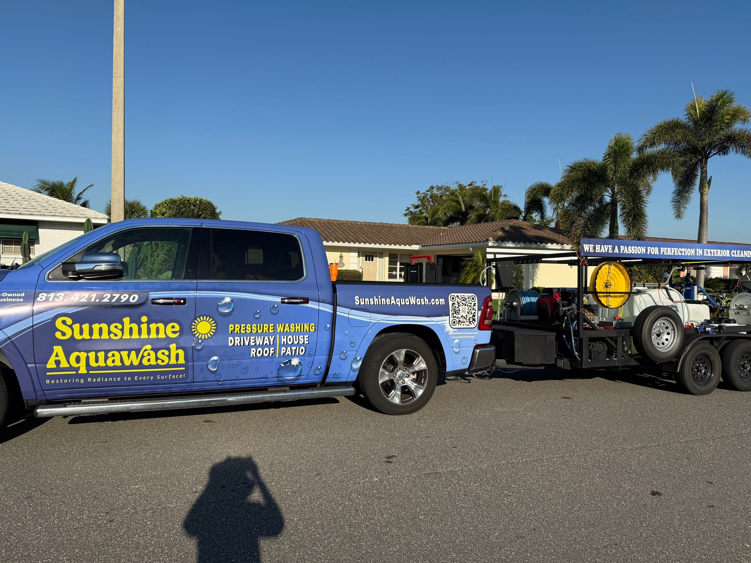 Concrete Tile Roof Cleaning in Village Green – Bradenton, FL | No Walking on Tiles! by Sunshine AquaWash