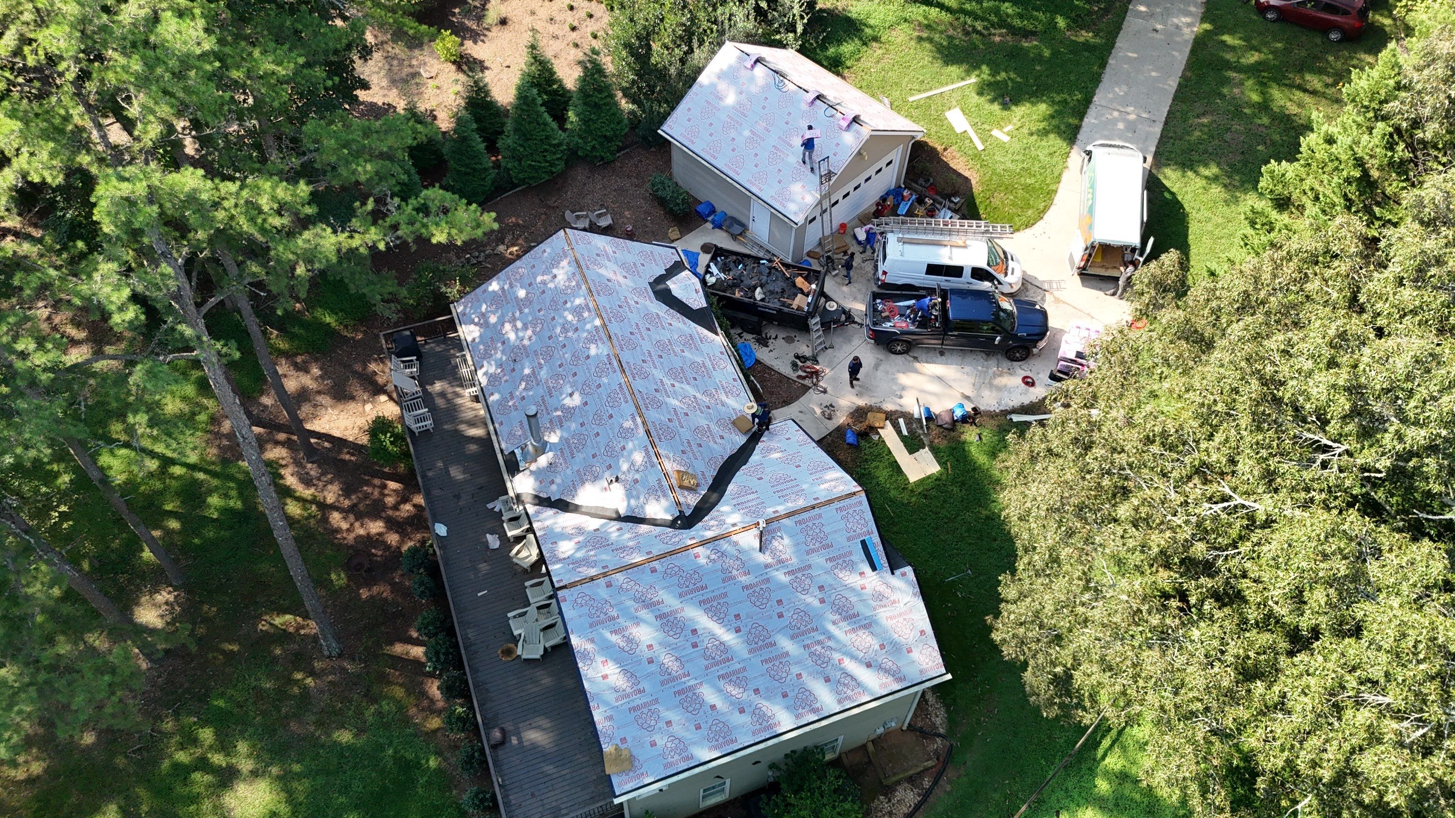 Lake Drive Dawsonville Roof Replacement  by Dom Roofing & Restoration
