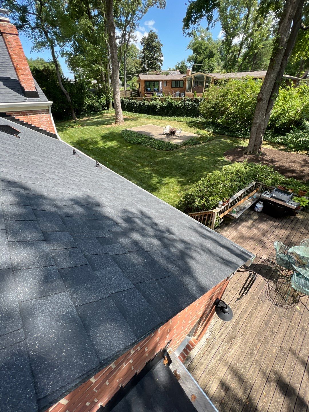 Alexandria Roof Project - CertainTeed Landmark Pro Max Def Charcoal Black Shingles by RM Banning, Inc.