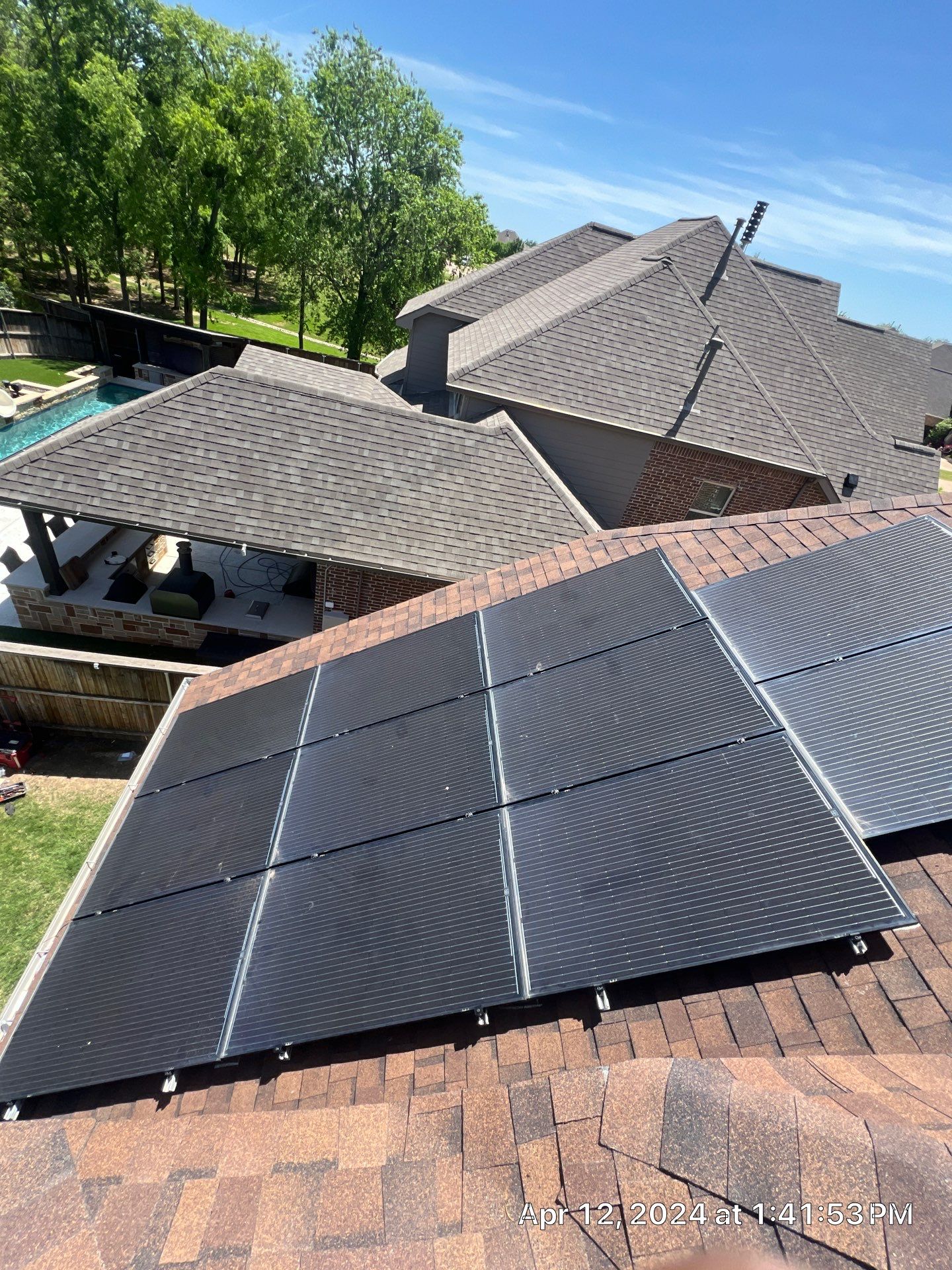 D&R Trophy Club, Tx using Solar Panels by Sunaura Solar