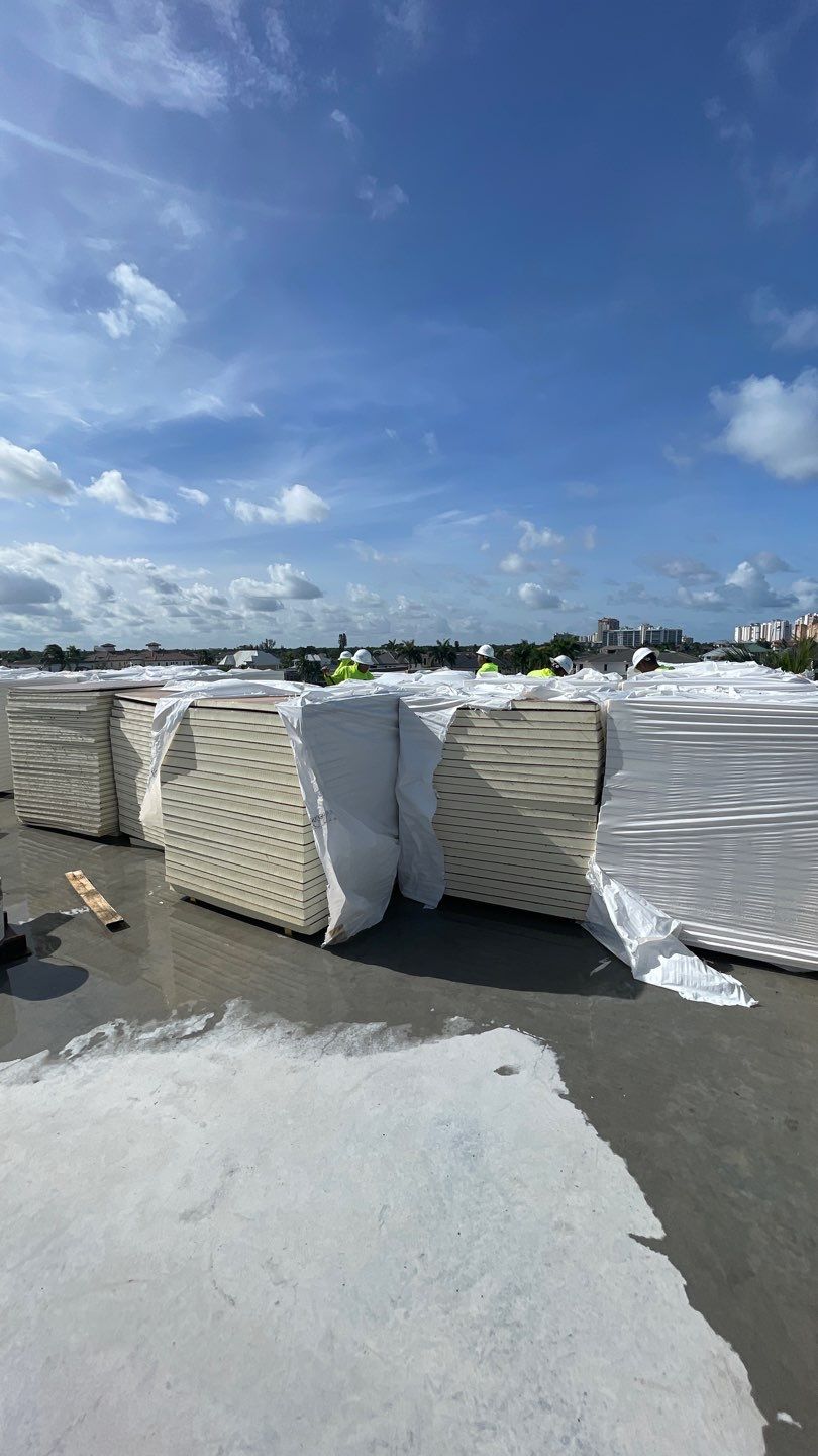 Residential Install of Flat TPO by International Roofing