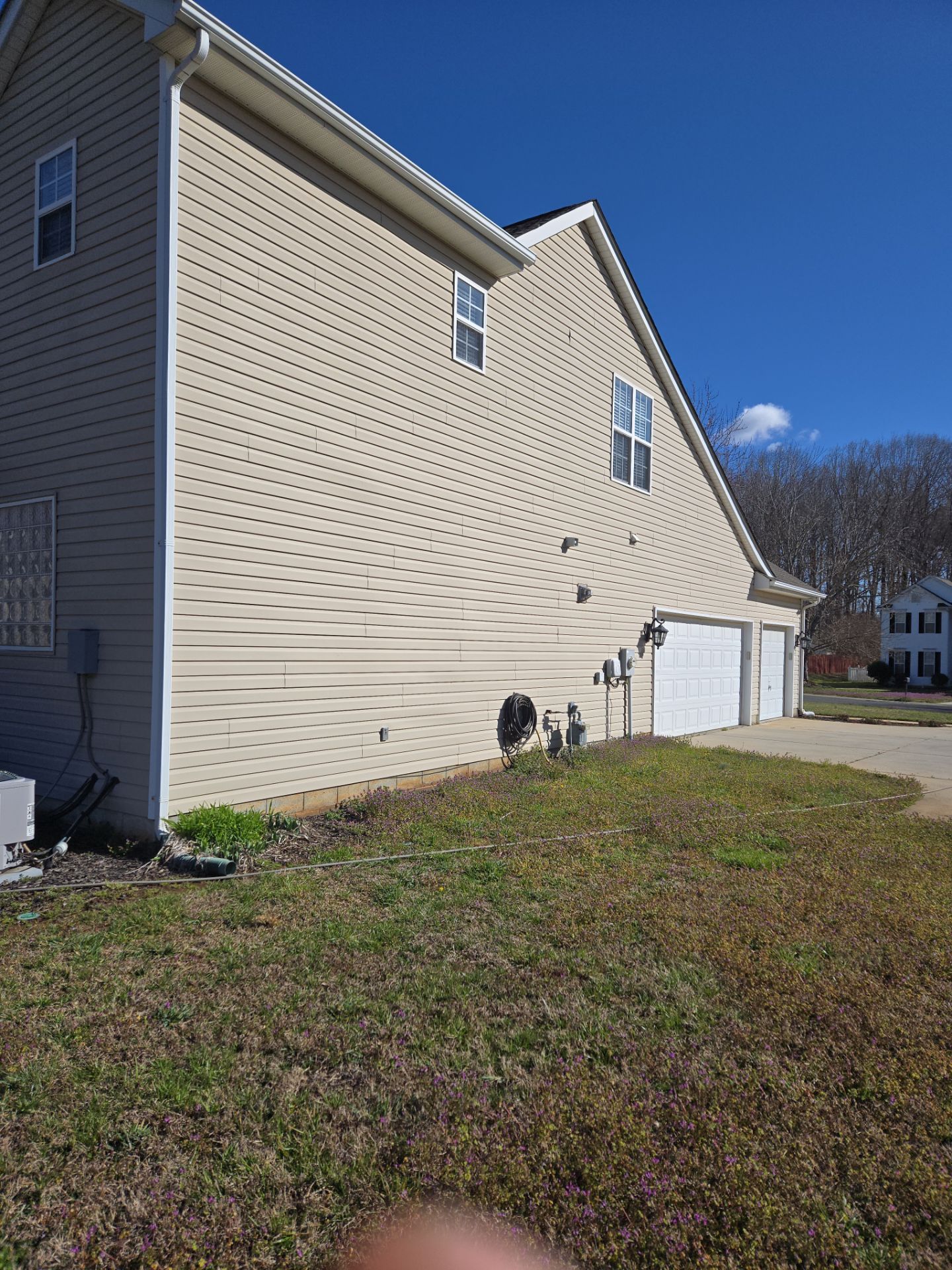 House Wash using cleaner by Power Wash Masters LLC