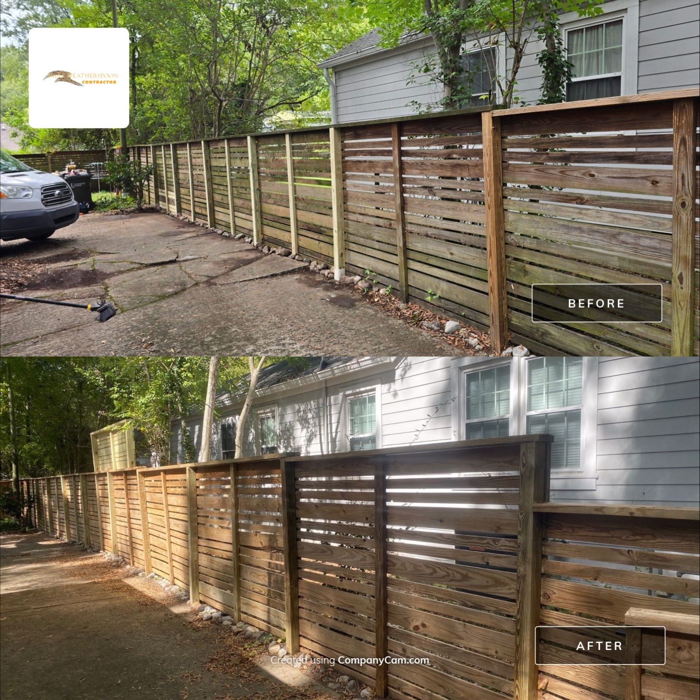 Fence Repair and Exterior Painting by Billy Weatherspoon Contractor