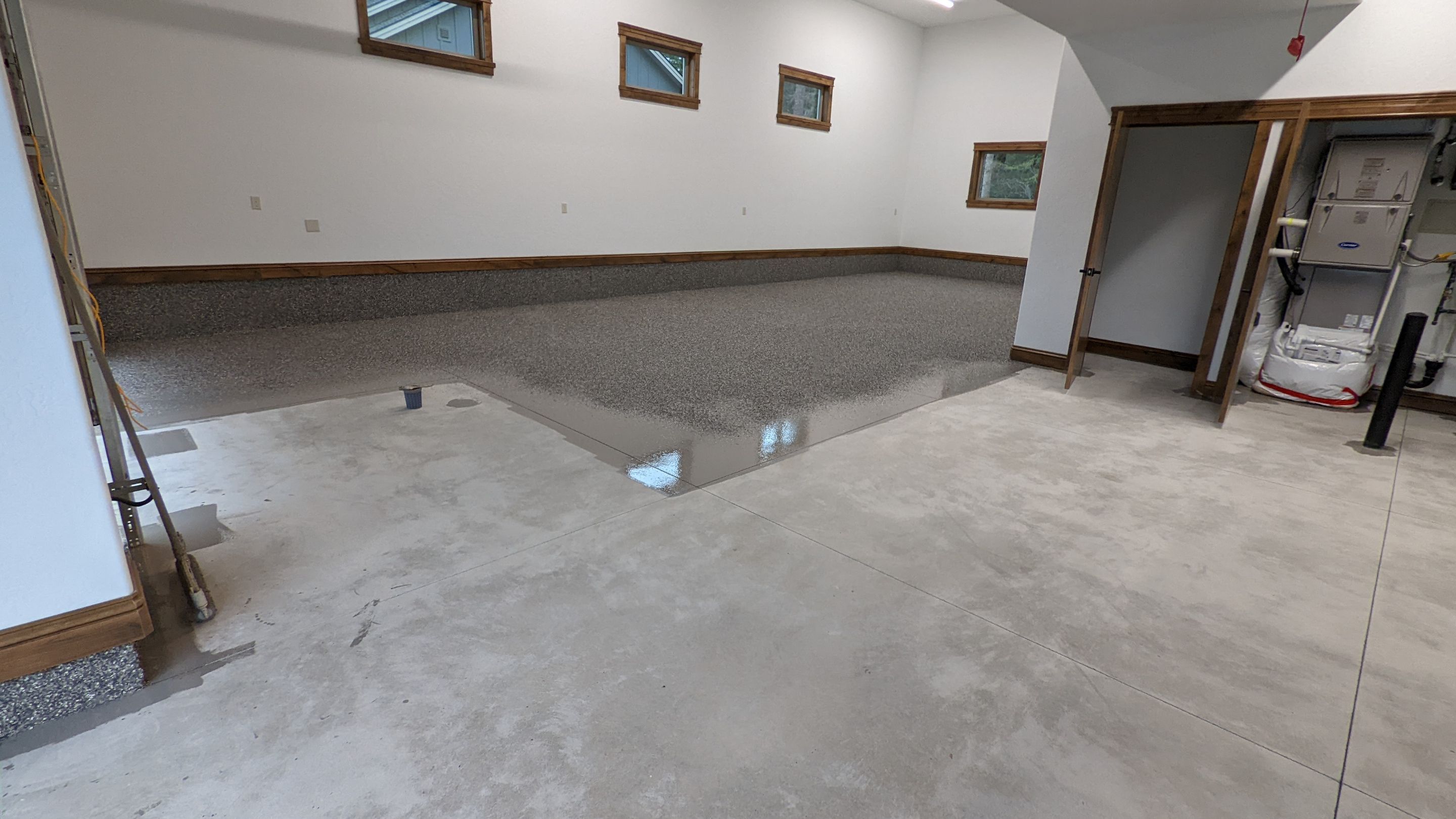 Garage Transformation using Silver Creek and the Penntek Evolution System by Croc Coatings, LLC