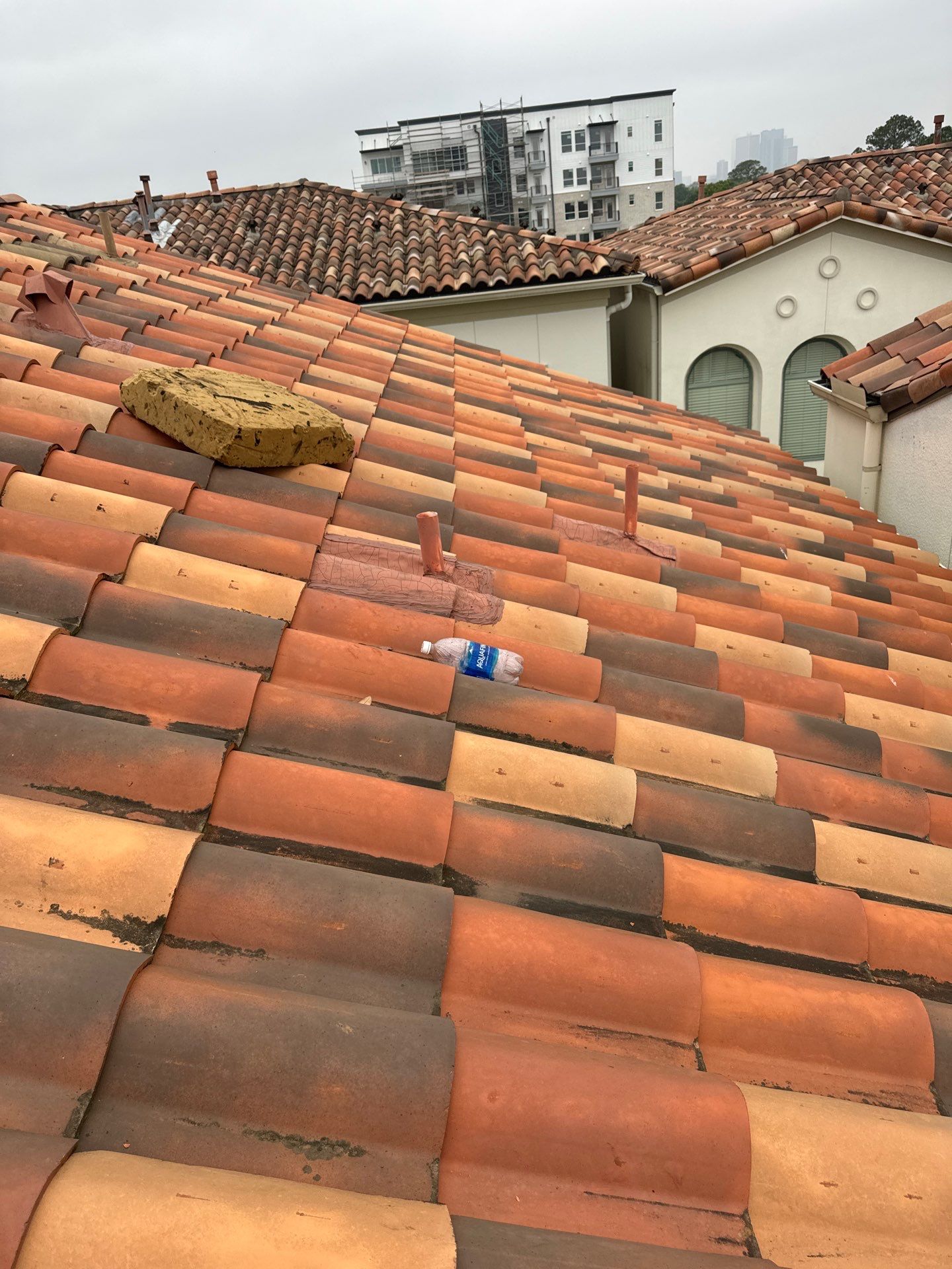 Broken Roof Tiles by Associates Roofing Unlimited