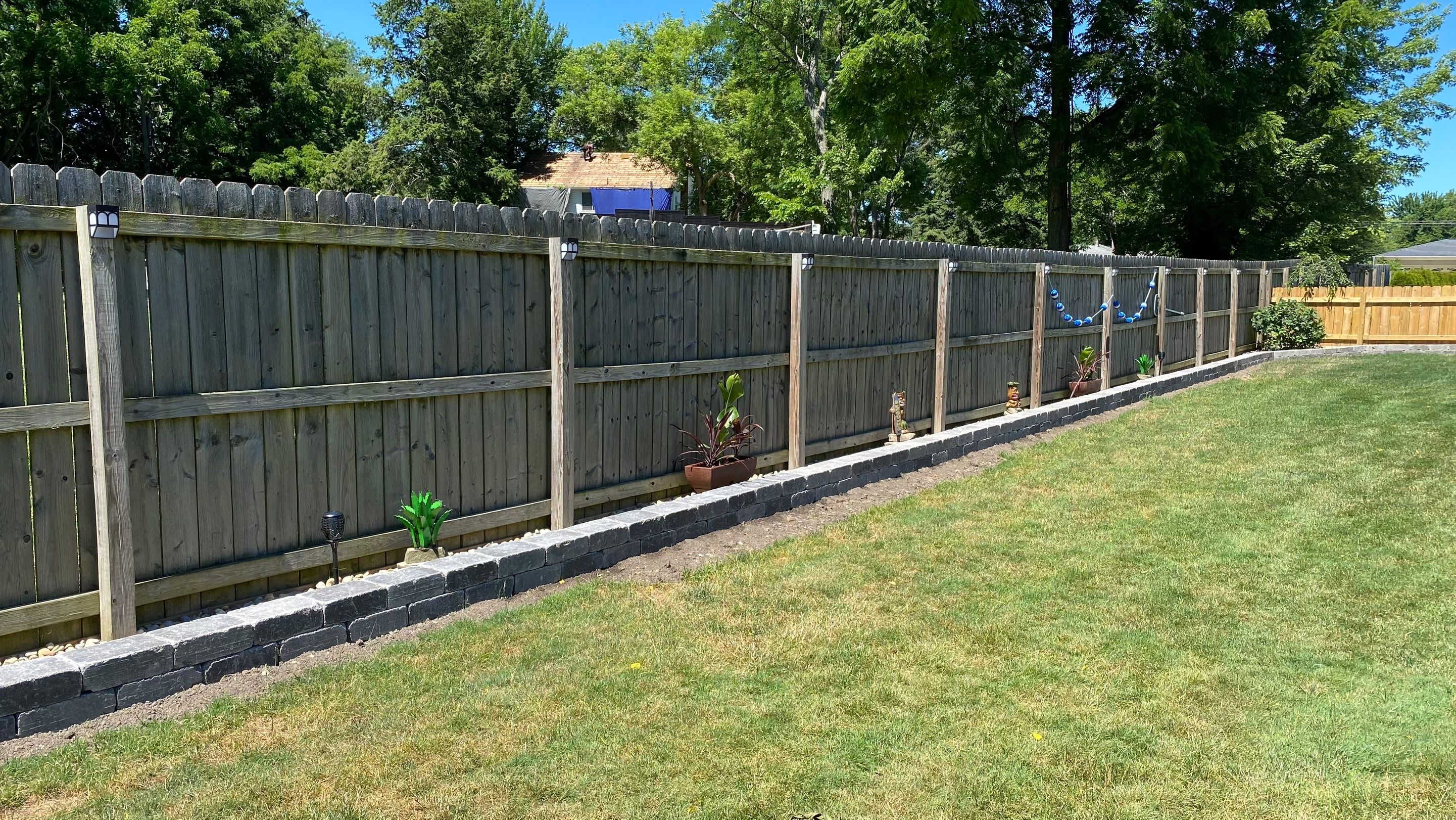 Hardscape River Wall Projects by Elm Rose Gardens