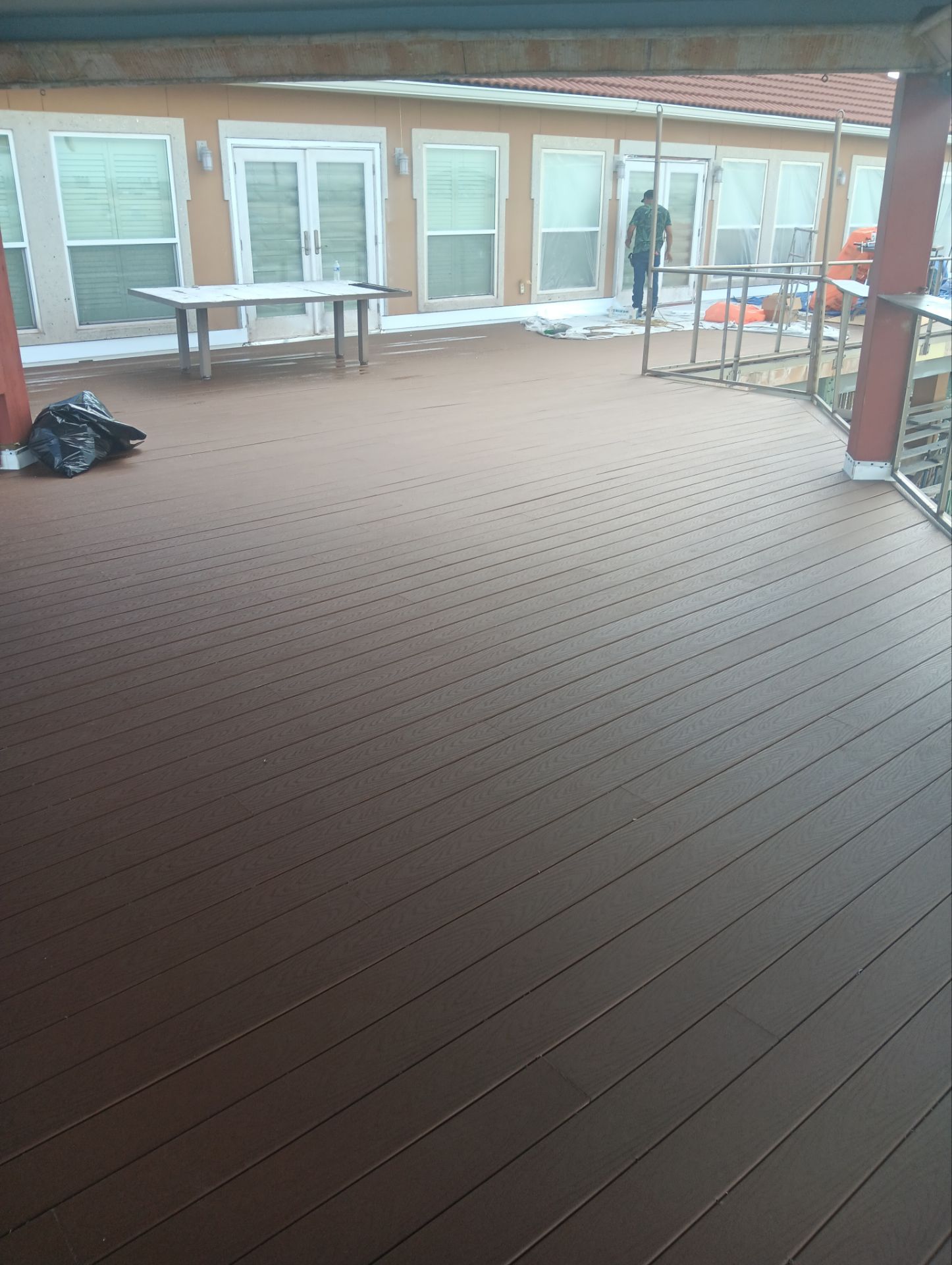 Waterfront Walkout Waterproofed! by Bayfront Roofing and Construction