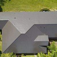24ga 1" Nail-Strip Dark Bronze by Total Roofing System The Metal Roof Experts