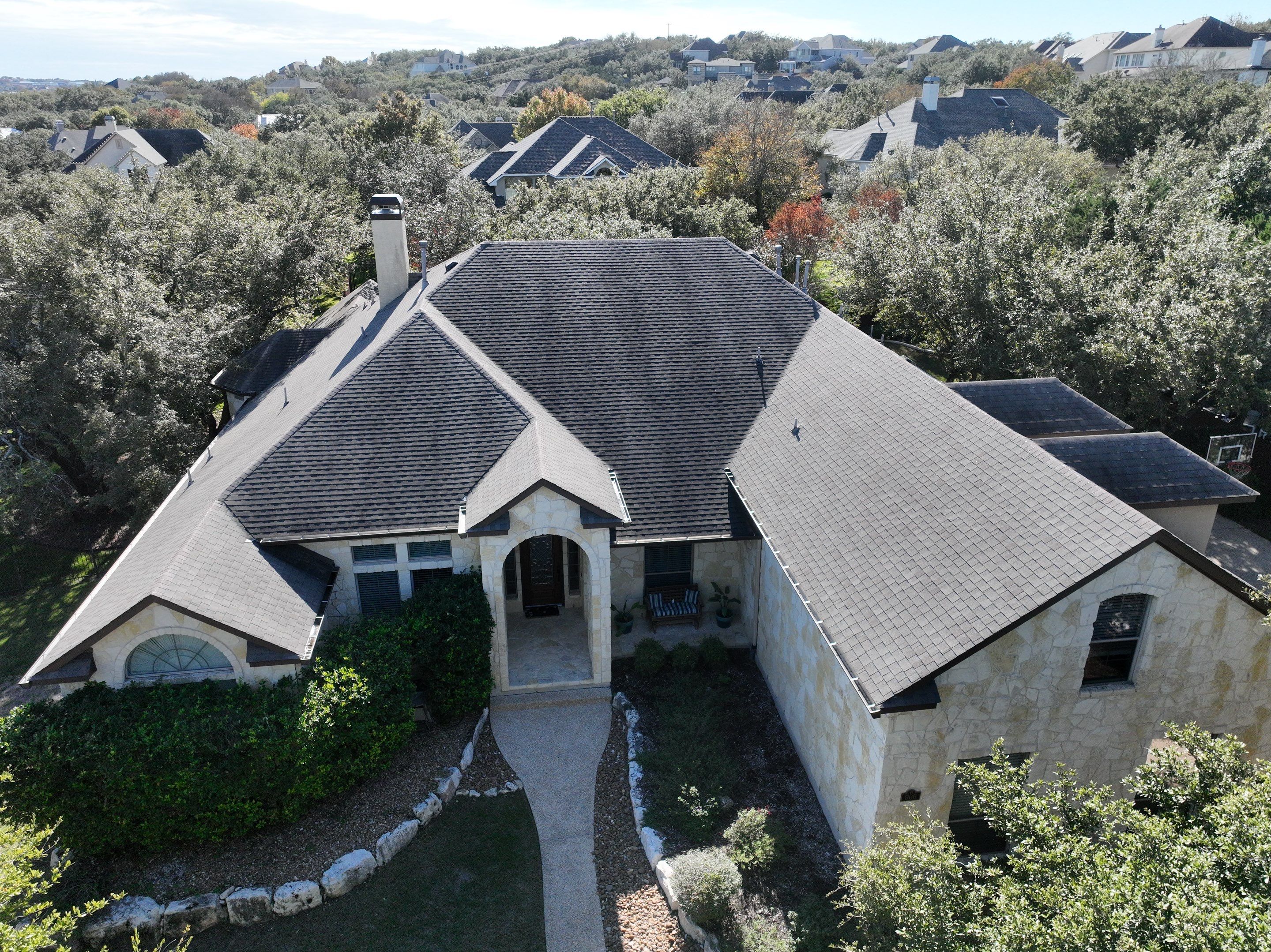 Residential Roof Replacement using Owens Corning Duration Designer 30 Year Laminate Shingle  by Premier Roofing and Contracting