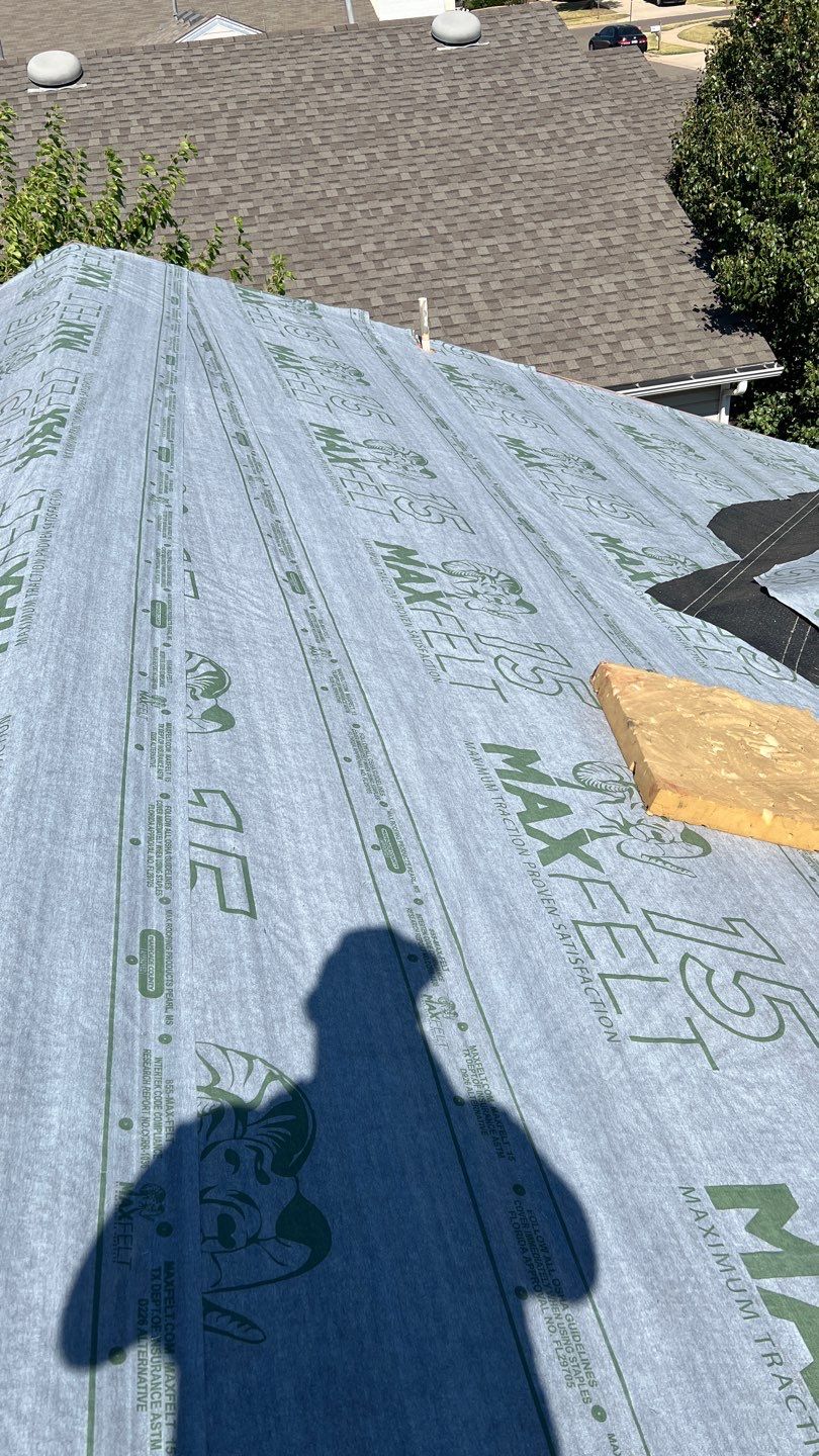 Residential Roofing Installation using GAF Natural Shadow  by A & H Roofing and Contracting