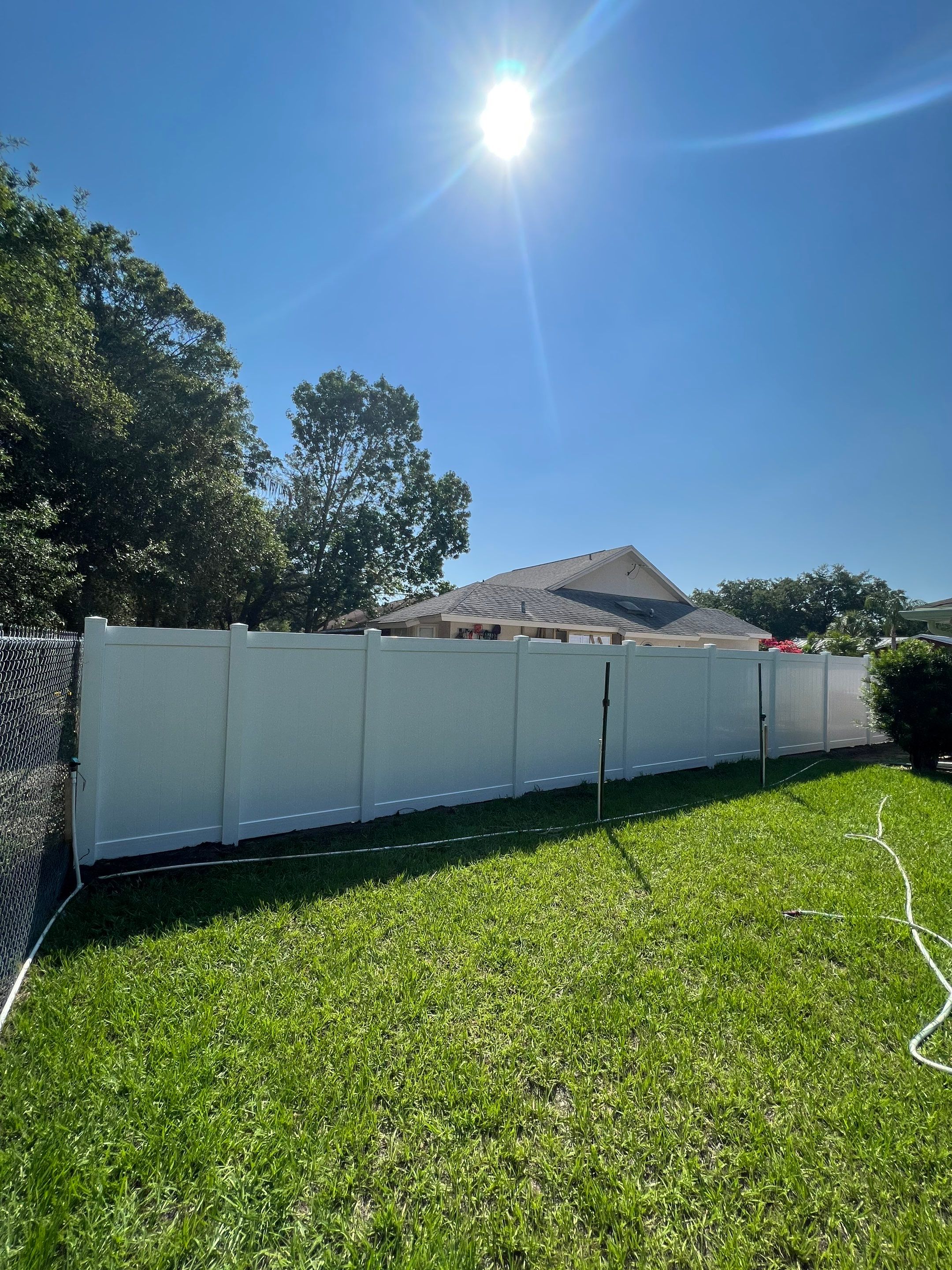 Sarasota, FL 6ft. Tall White Vinyl Privacy Fence by Asap fence and gates, LLC