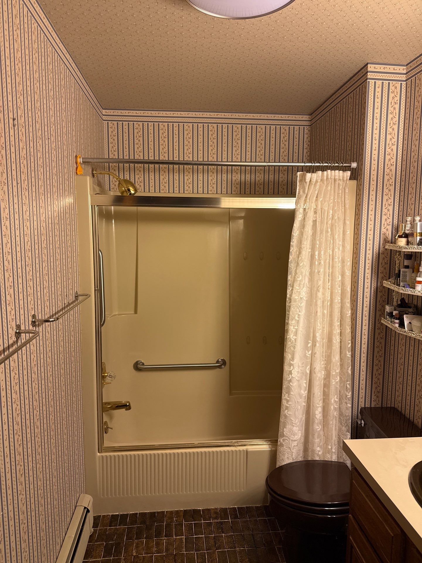 Traverse City Walk-In Tub Replacement with Moisture Resistant Walls by Rainbow Seamless Systems