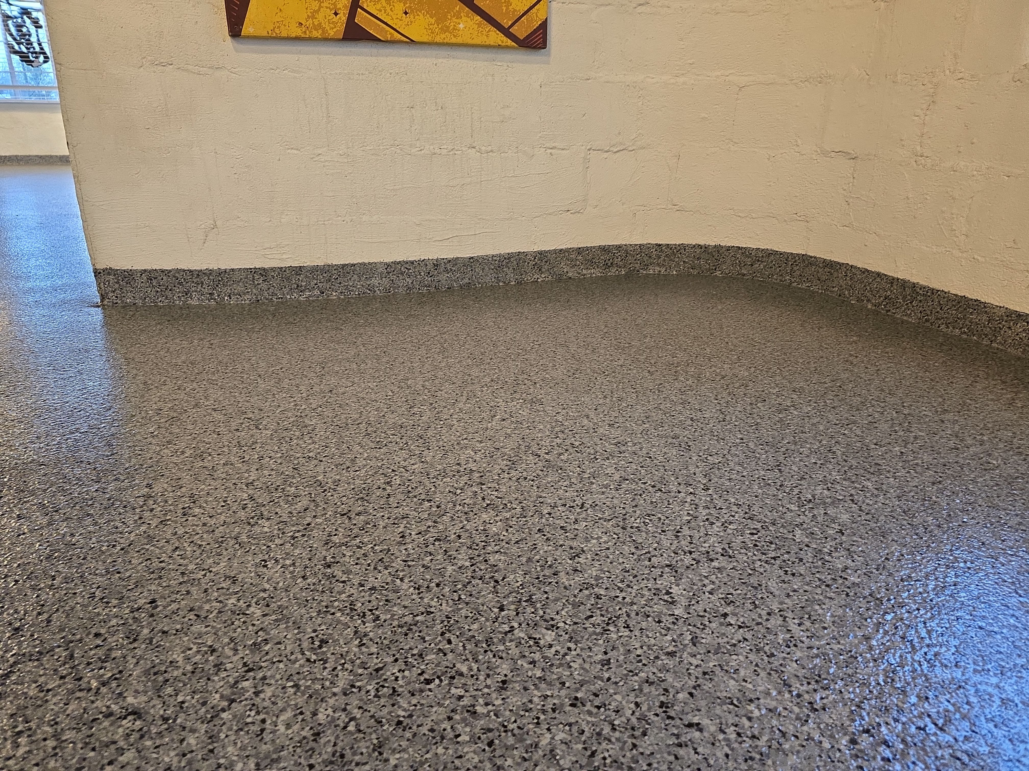 Check it out! Steelwheel Corner gets a new floor! by Elite Floor Solutions