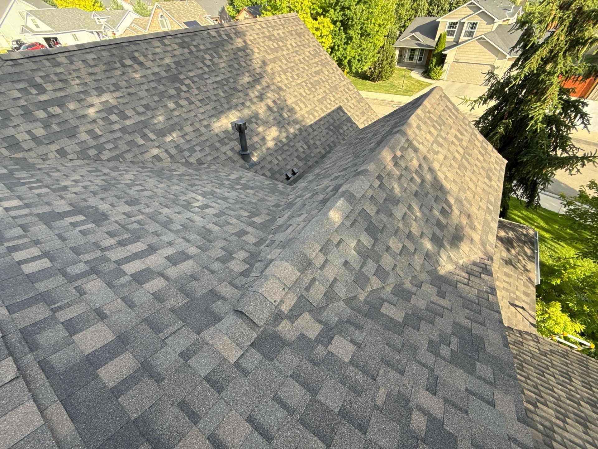 Boise Residential Roof Replacement Featuring Multi-Toned Architectural Shingles by Olive Roofing