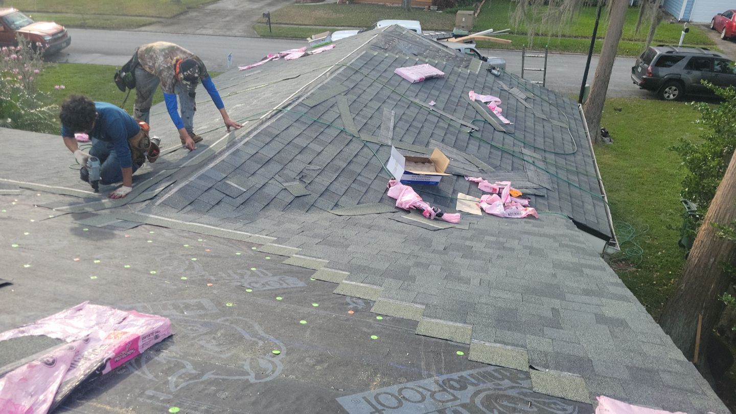 Residential Roofing Installation using Owens Corning TruDefinition Duration Shingles by Galaxy Builders, Inc.