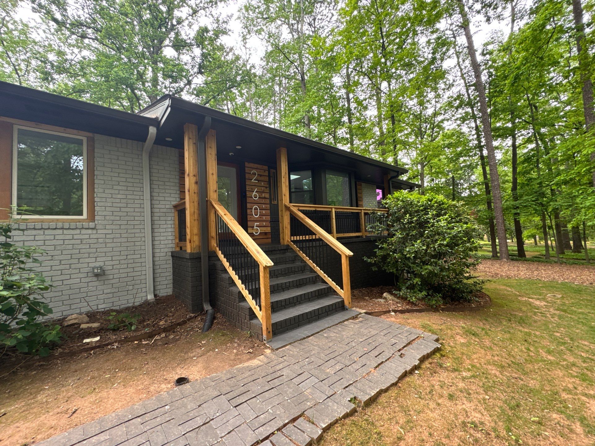 Modern Exterior Transformation and Multi-Tiered Deck Installation in Decatur by Swift Home Renovations