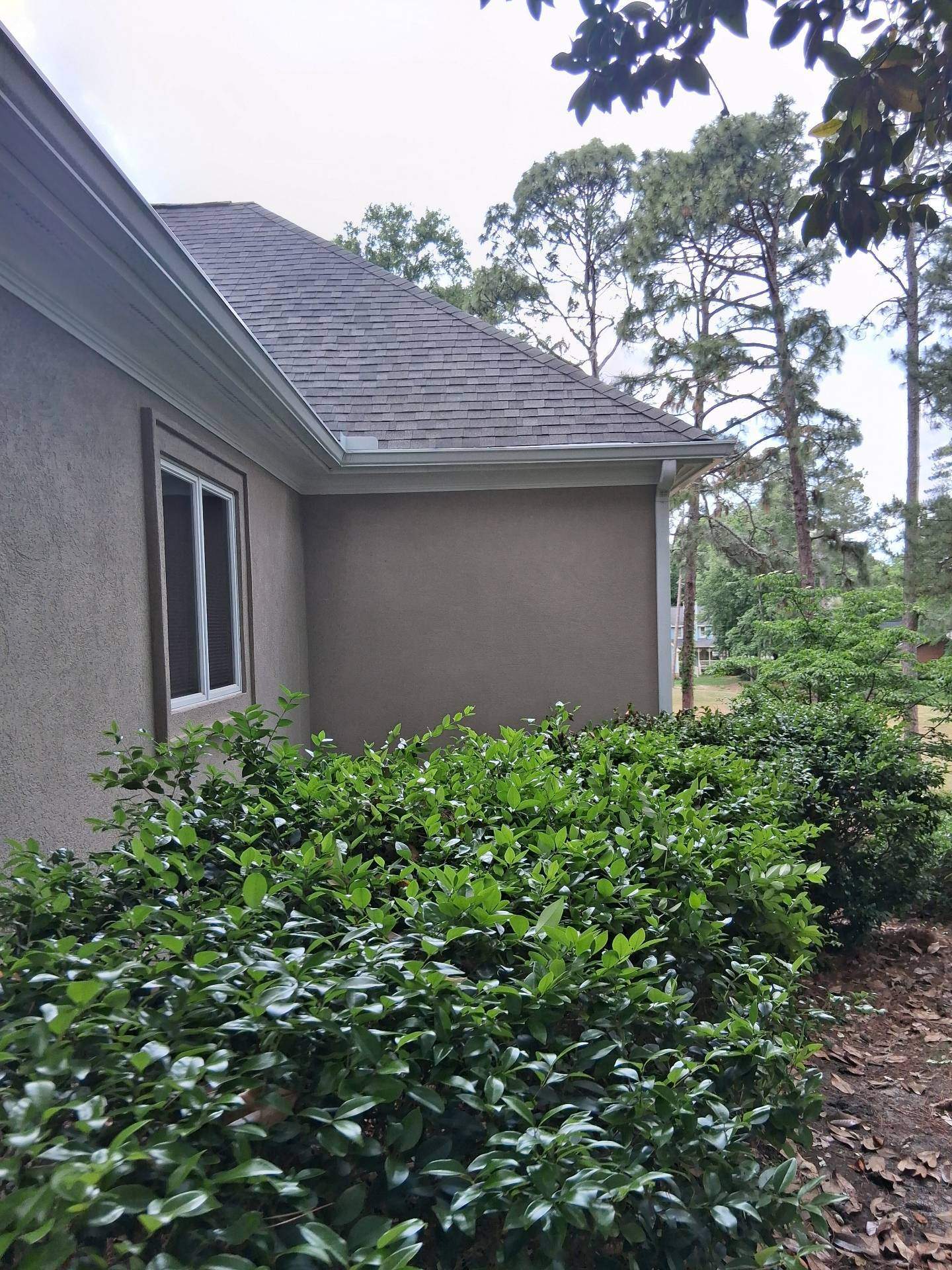 Roof Replacement- IKO Olde Style Weatherwood- Gutters/Guards- Aiken by South Point Roofing