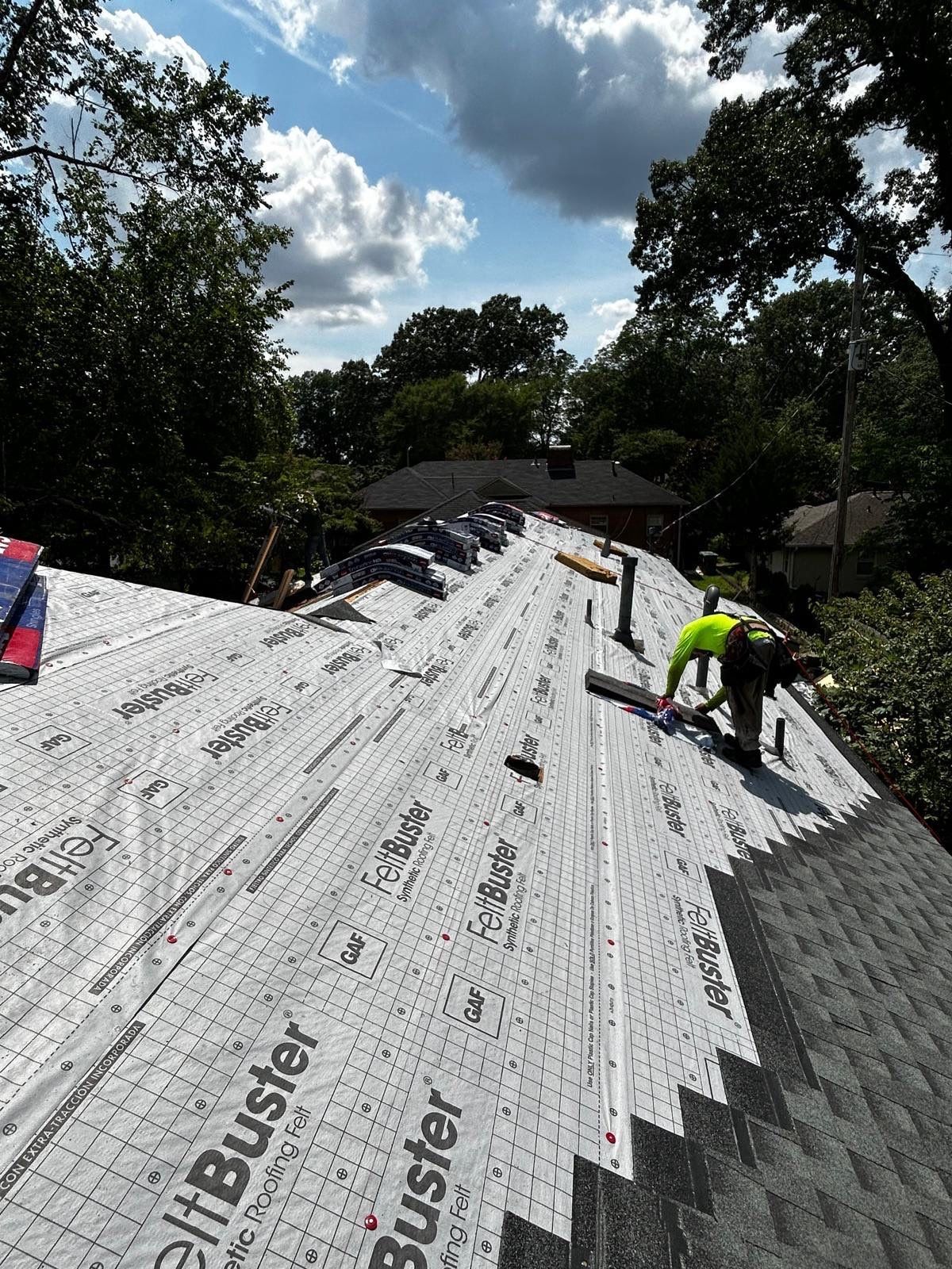 Tree Damage Restoration and Asphalt Shingle Roof Replacement in Memphis by Revival Roofing Services