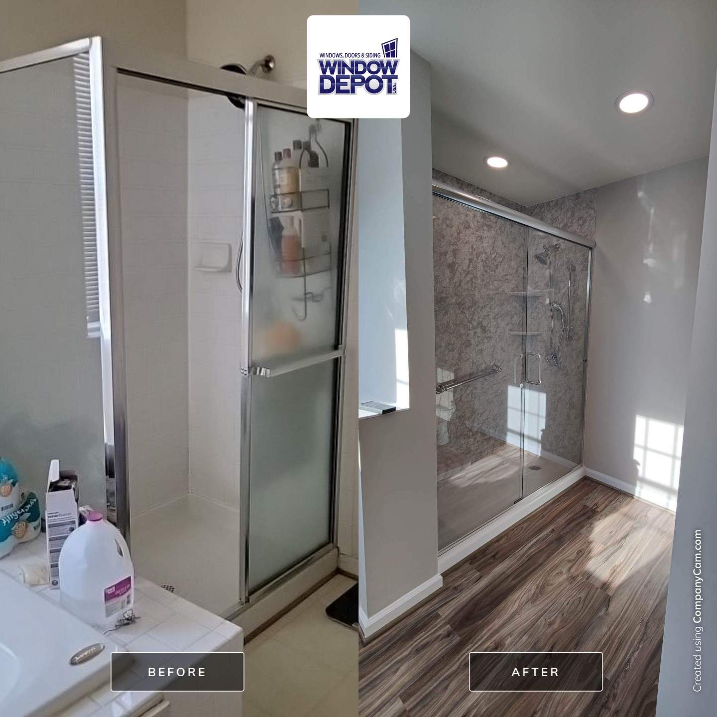 Full bathroom remodel by Window Depot of Annapolis