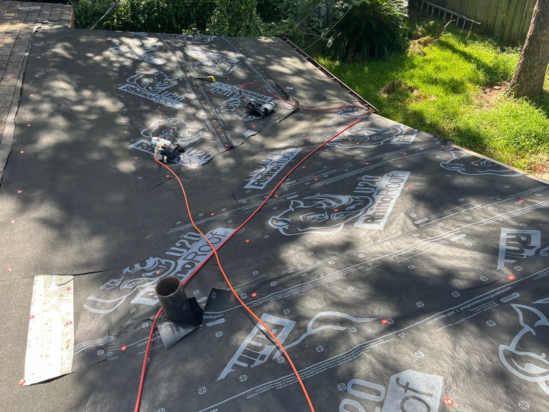 Residential Roofing Installation using Owen's Corning Duration (Lifetime) Shingles by Roof Repair Company