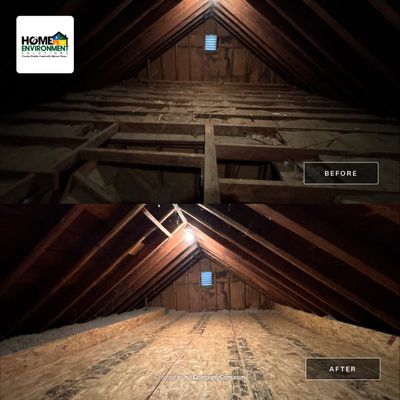 Fix hot/cold rooms and attic upgrade in Bethel Park, PA