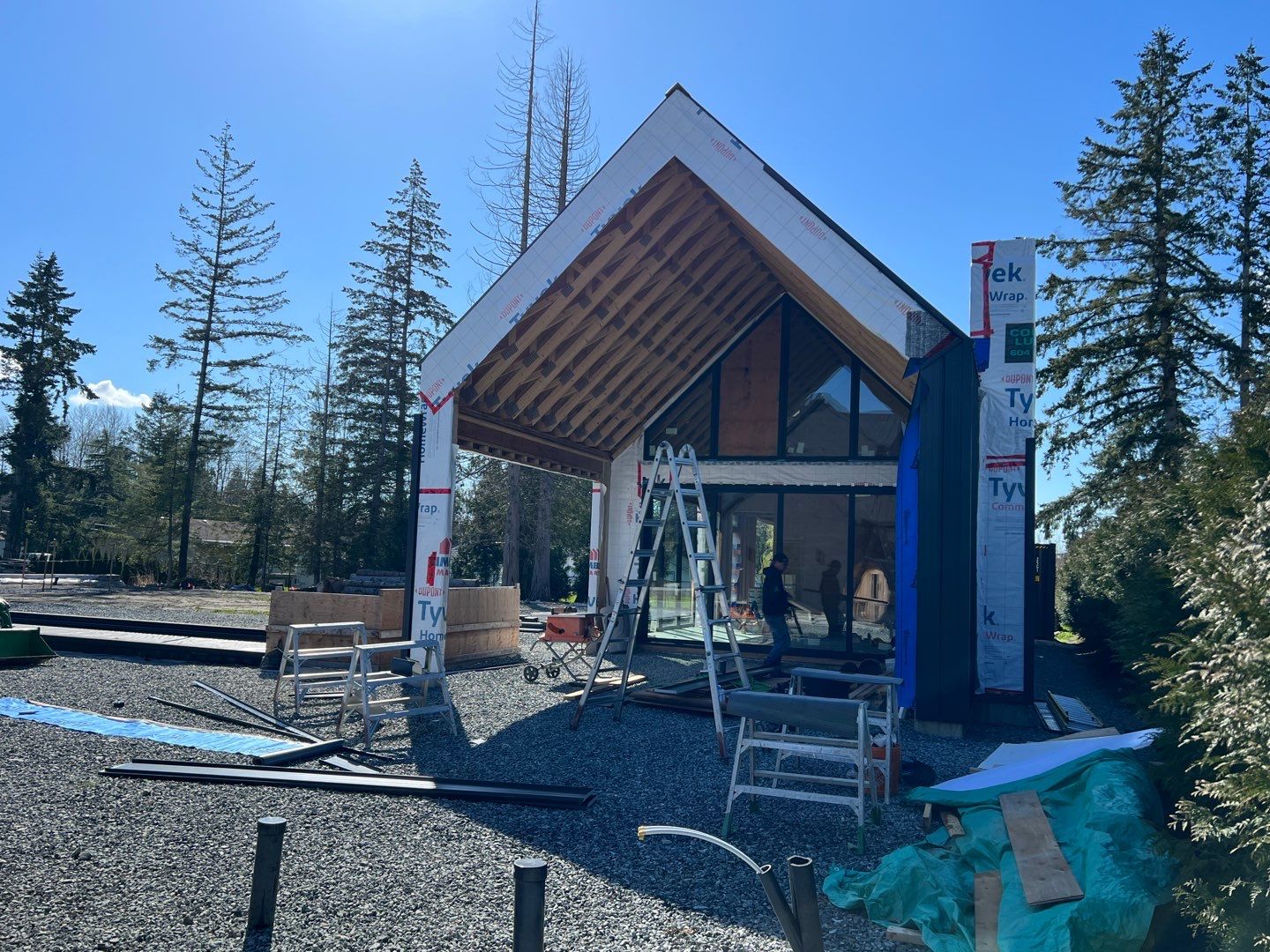 Residential Roofing and siding Installation using 12" Prolok metal  by Top Notch Roofing Inc