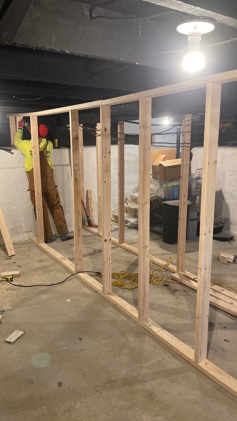 Basement Structural Carpentry by Toledo Basement Repair