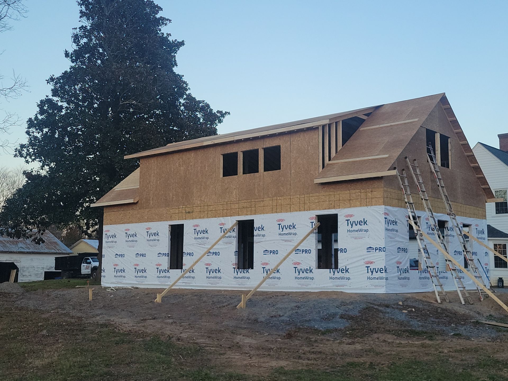 Cottage Garage Construction by JWH Contracting LLC