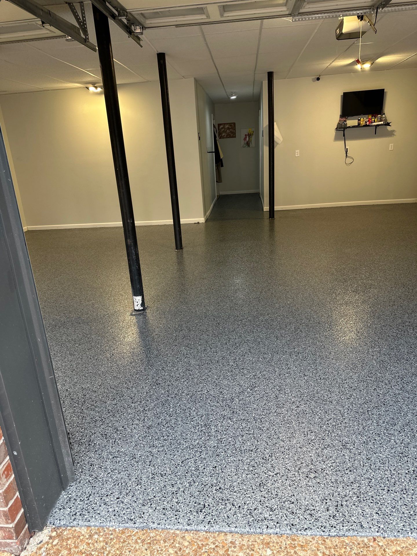 Garage Floor Coating using Nightfall by My Garage Floor Guys