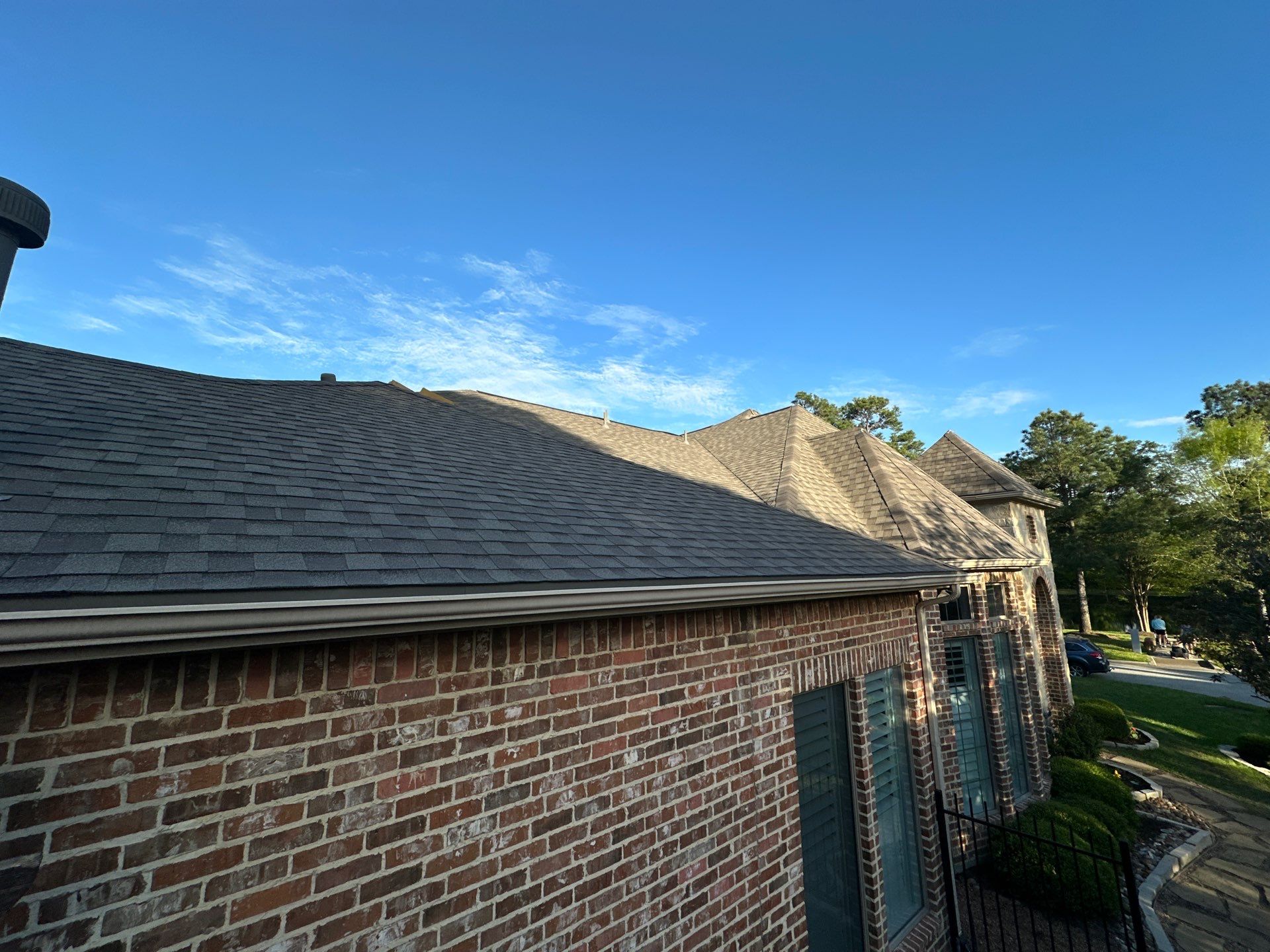 Covered Patio Remodel in The Woodlands by SophAlx LLC