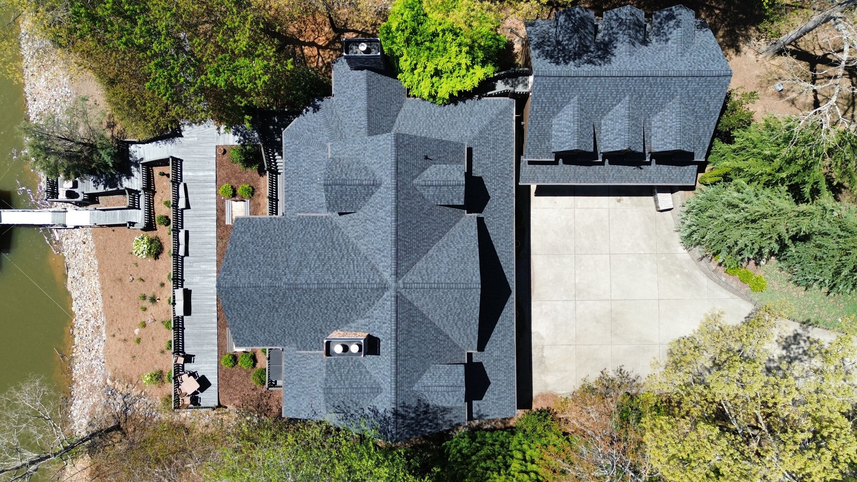 Blairsville, GA Roof Replacement CertainTeed Landmark Pro Max Def Moire Black by Reset Roofing