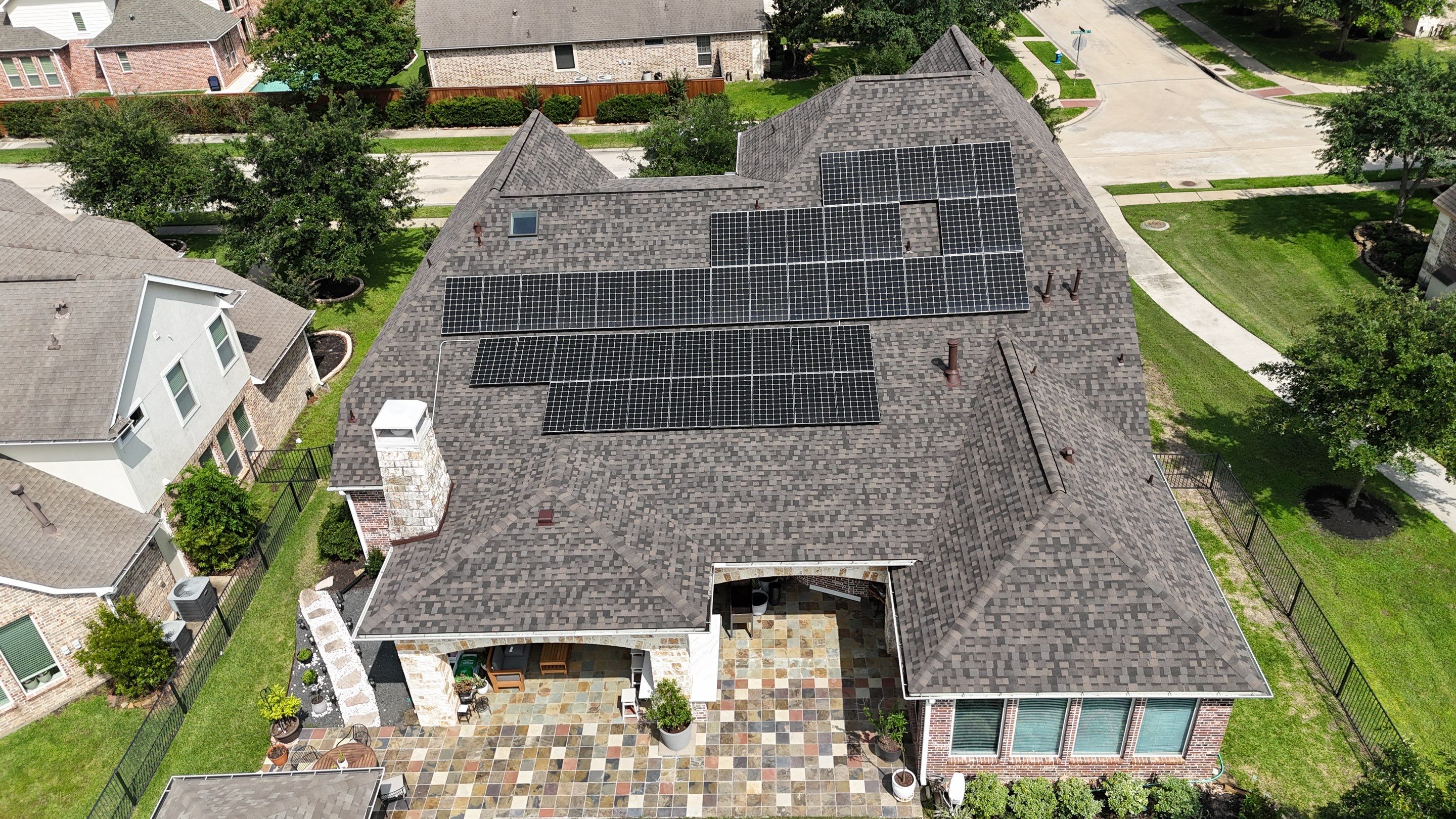 Residential Roofing Installation using IKO Dynasty by Core Four Roofing