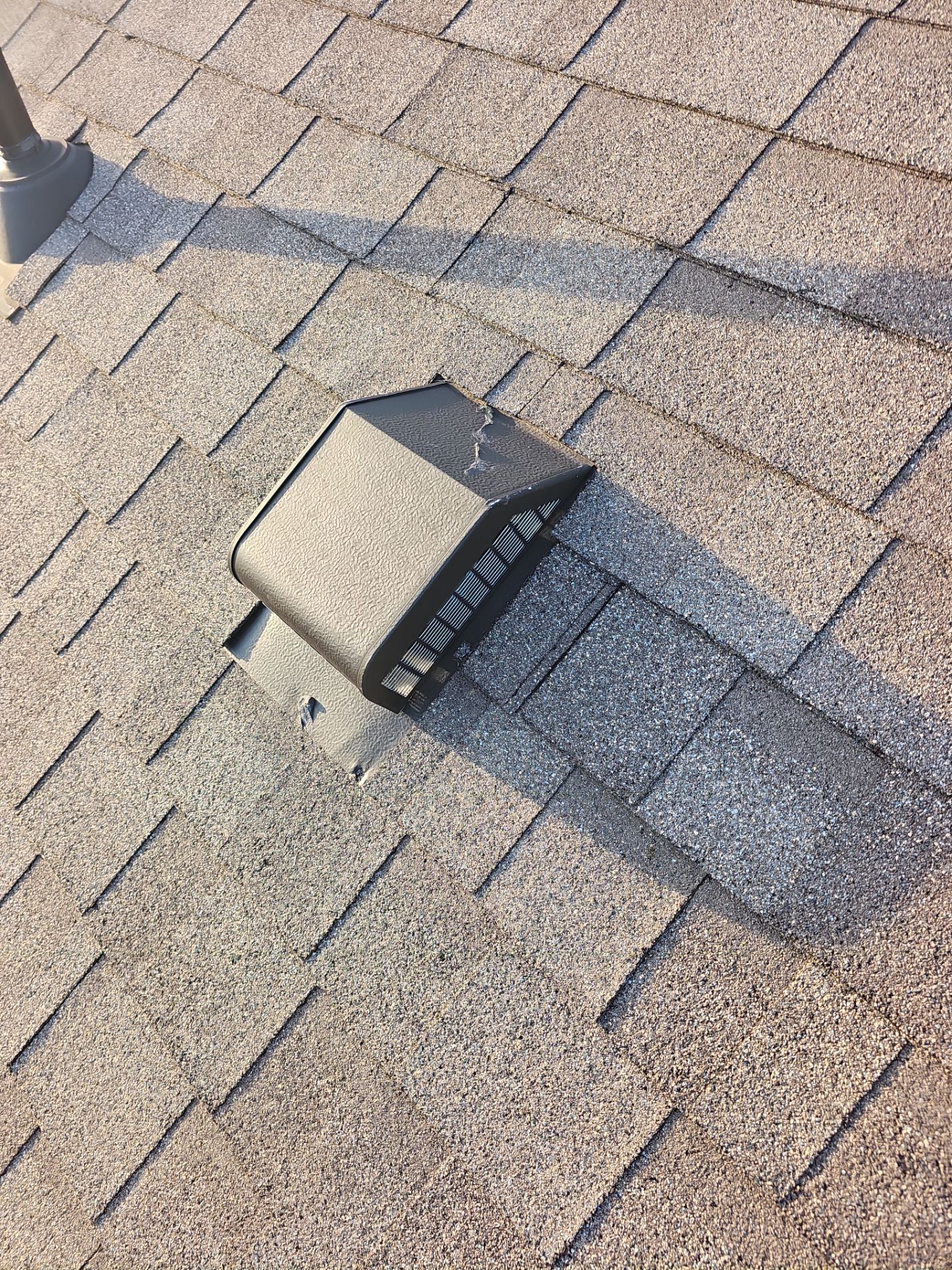 Roof Repair - Vents and Improper Nailing by Winchester Roofing