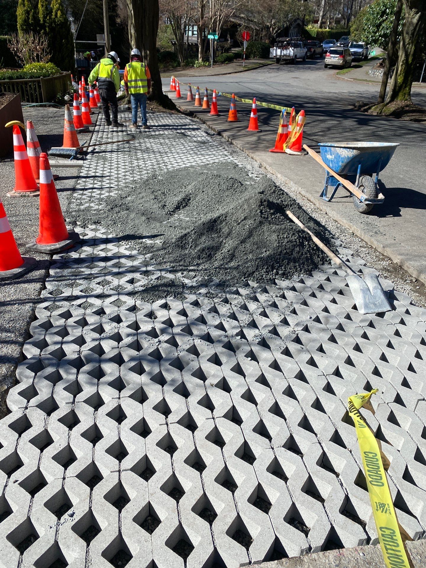 Russell | Turfstone Pavers Driveway  by Jireh Asphalt & Concrete Inc 