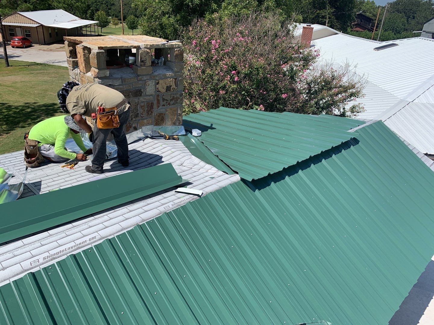 Roofing a Small Paradise by BANA Roofing and Solar Supply