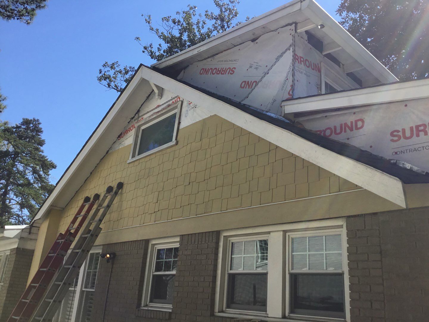 Custom Shingle Siding Installation and Brick Painting in Atlanta by Swift Home Renovations