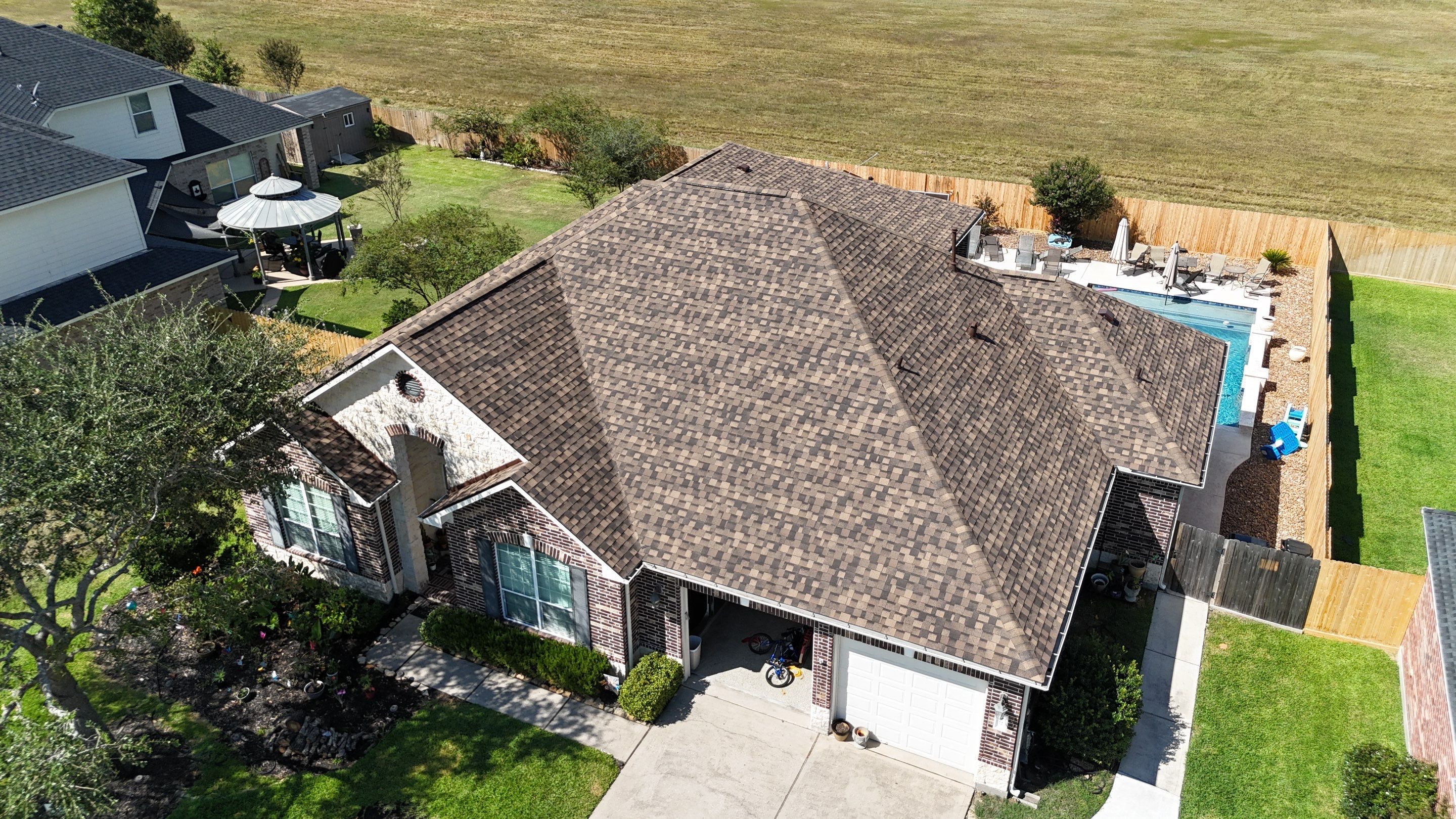 Residential Roofing Installation using IKO Dynasty by Core Four Roofing