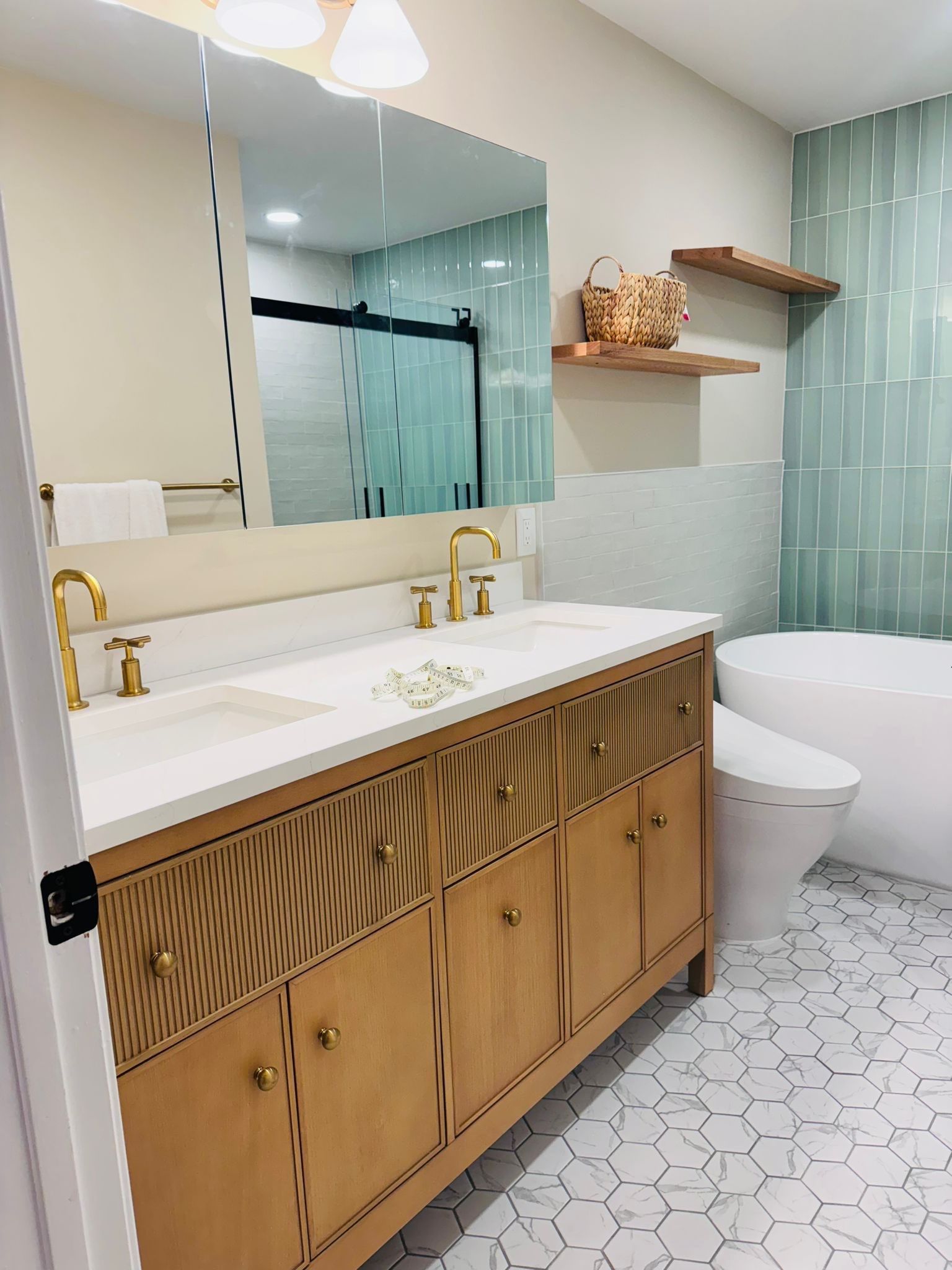 Bathroom Remodel using Tile by Home Concepts Construction
