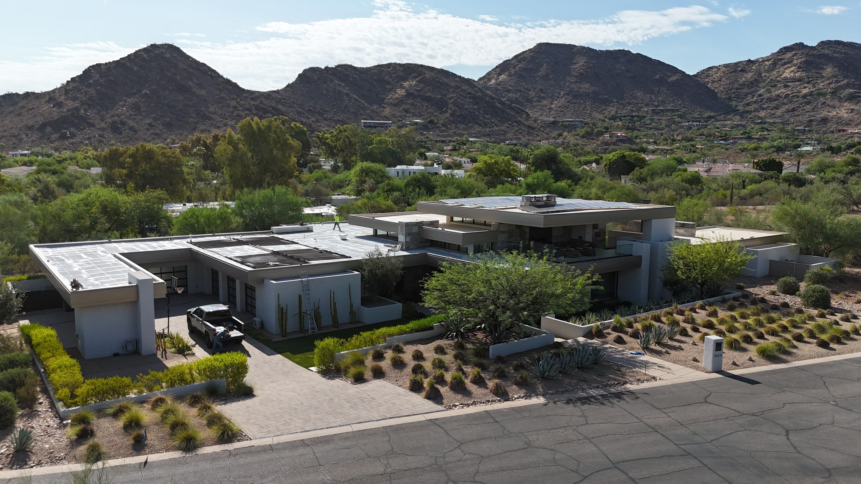 Project in Paradise Valley, AZ by Saint Roofing