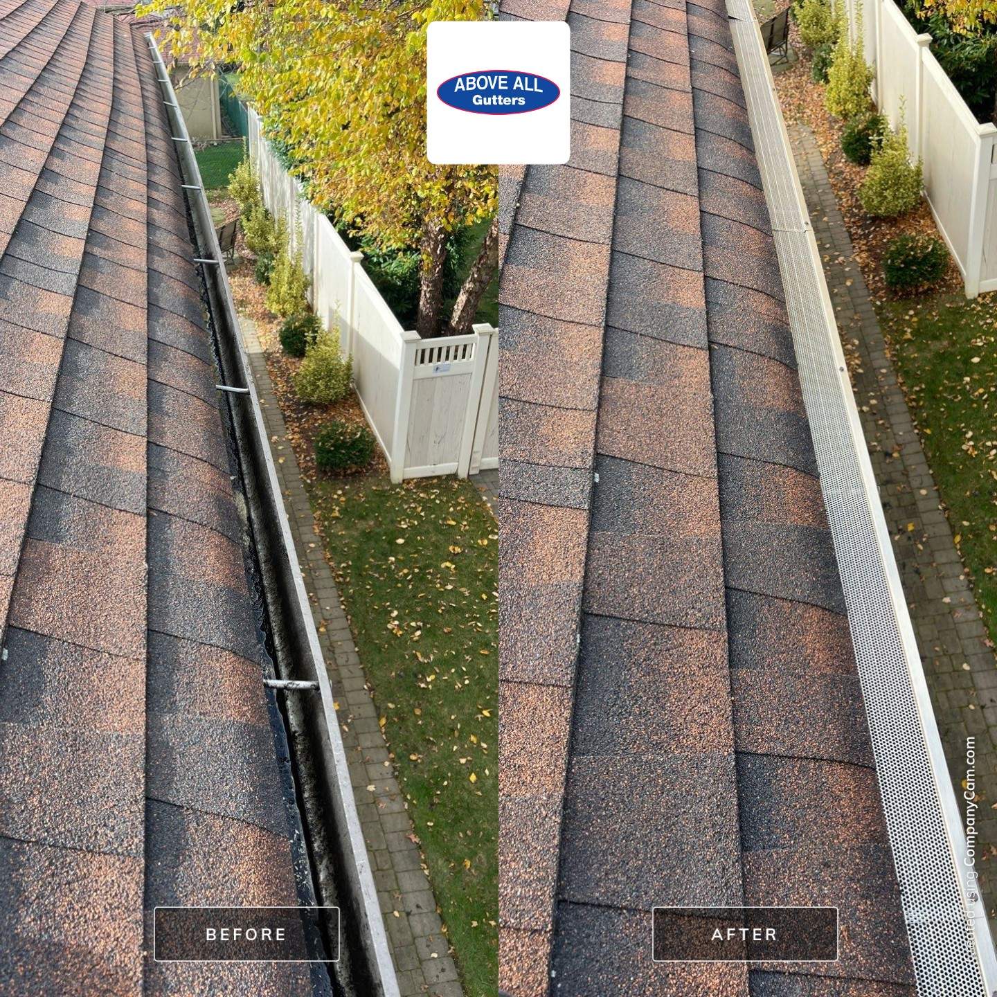 Gutter and Screen installation Syosset New York by Above All Gutters 