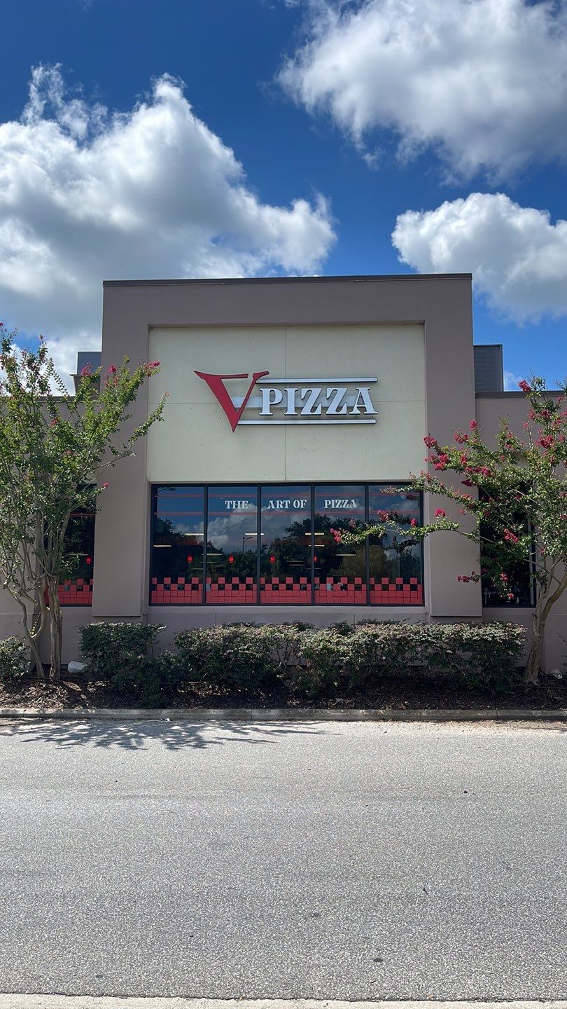 Channel Letters for V Pizza by SignCrafters