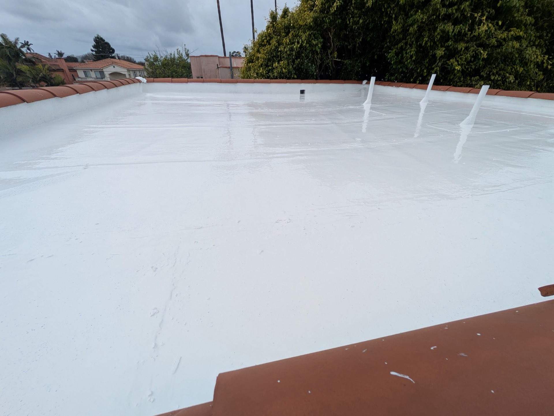 Commercial Silicone Roof System using ASC Silicone Membrane by Hull Brothers Roofing