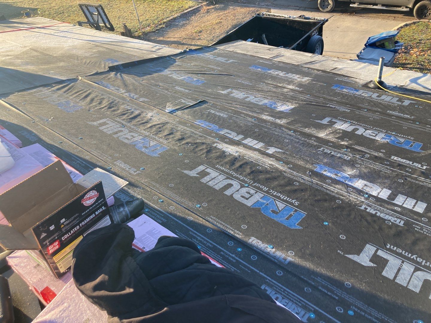 Meridian Single Level Residential Roofing Installation by ID Roofing LLC