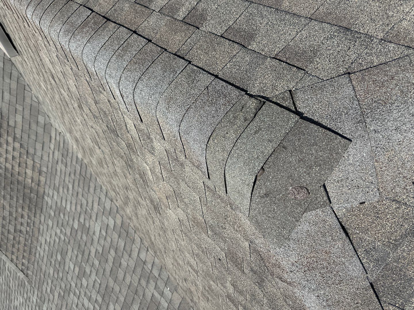 Hail Damage using Owen's Corning Duration (Lifetime) Shingles by Roof Repair Company